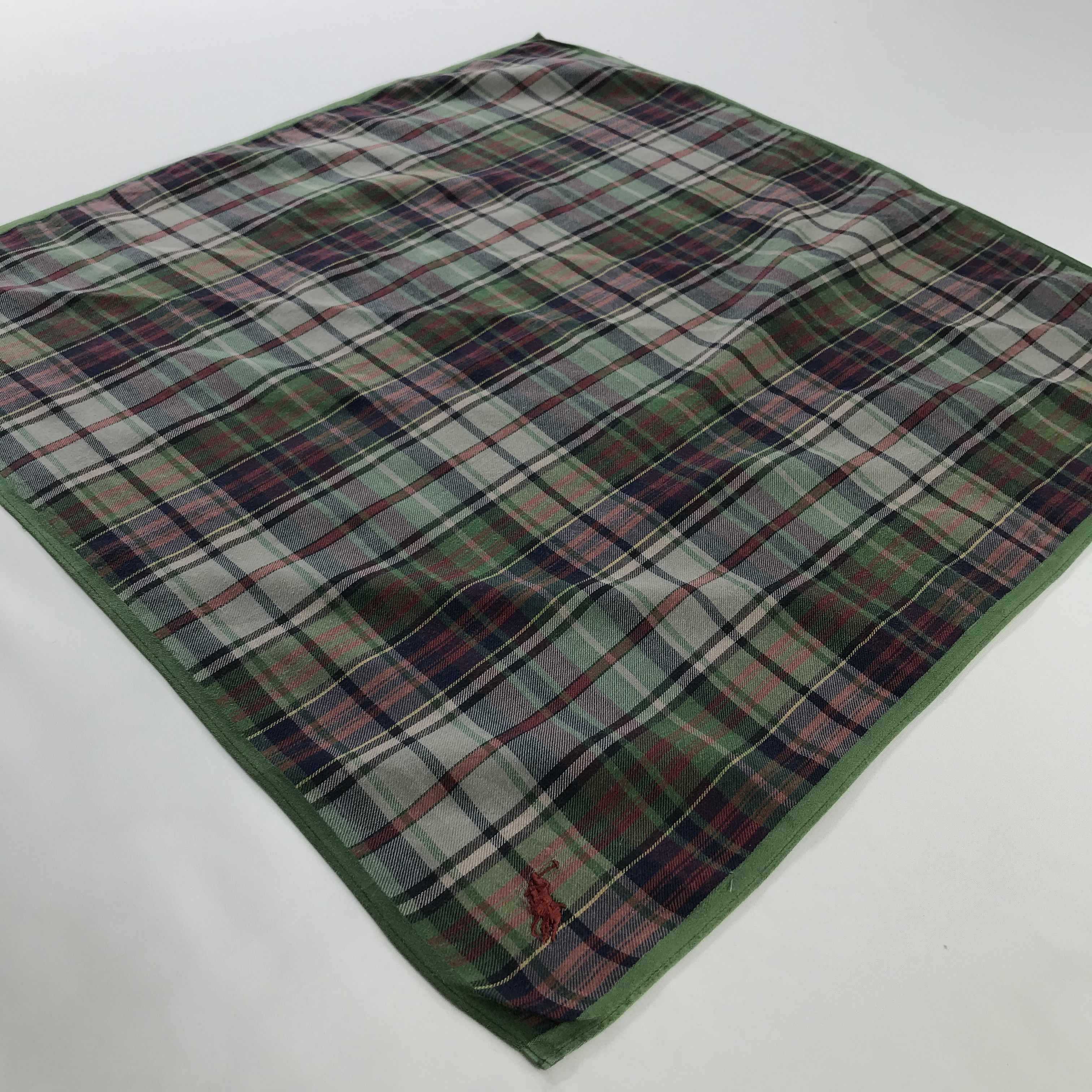 Polo Ralph Lauren × Vintage Polo Ralph Lauren Bandana / Handkerchief / Neckerchief -S574 Size ONE SIZE - 2 Thumbnail