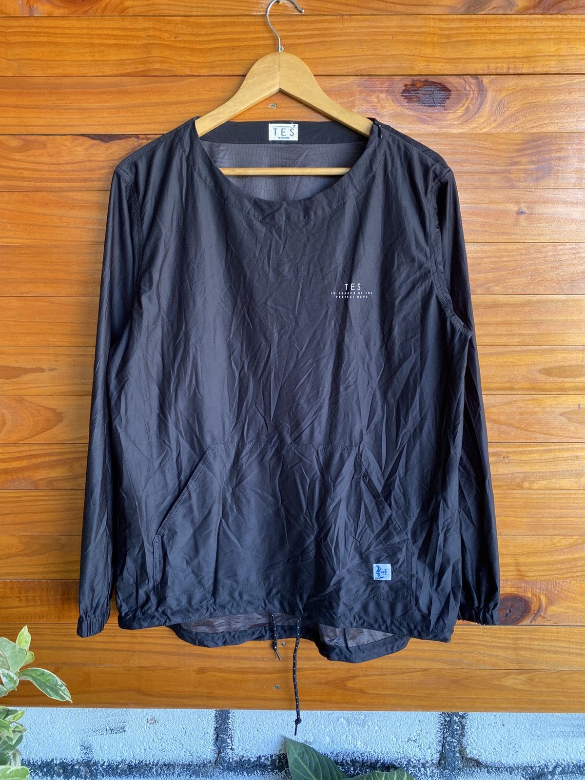 Japanese Brand Vintage TES Japanese Lightweight Pullover Jacket Black Size US M / EU 48-50 / 2 - 3 Thumbnail