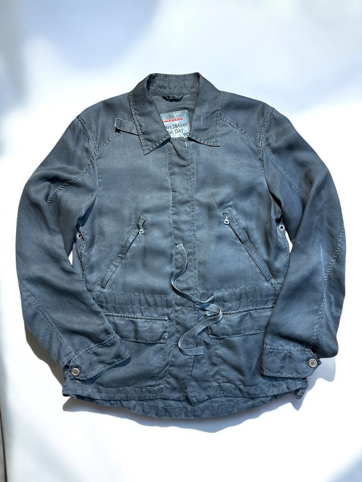 1998aw prada silk jacket (M) 【公式通販】