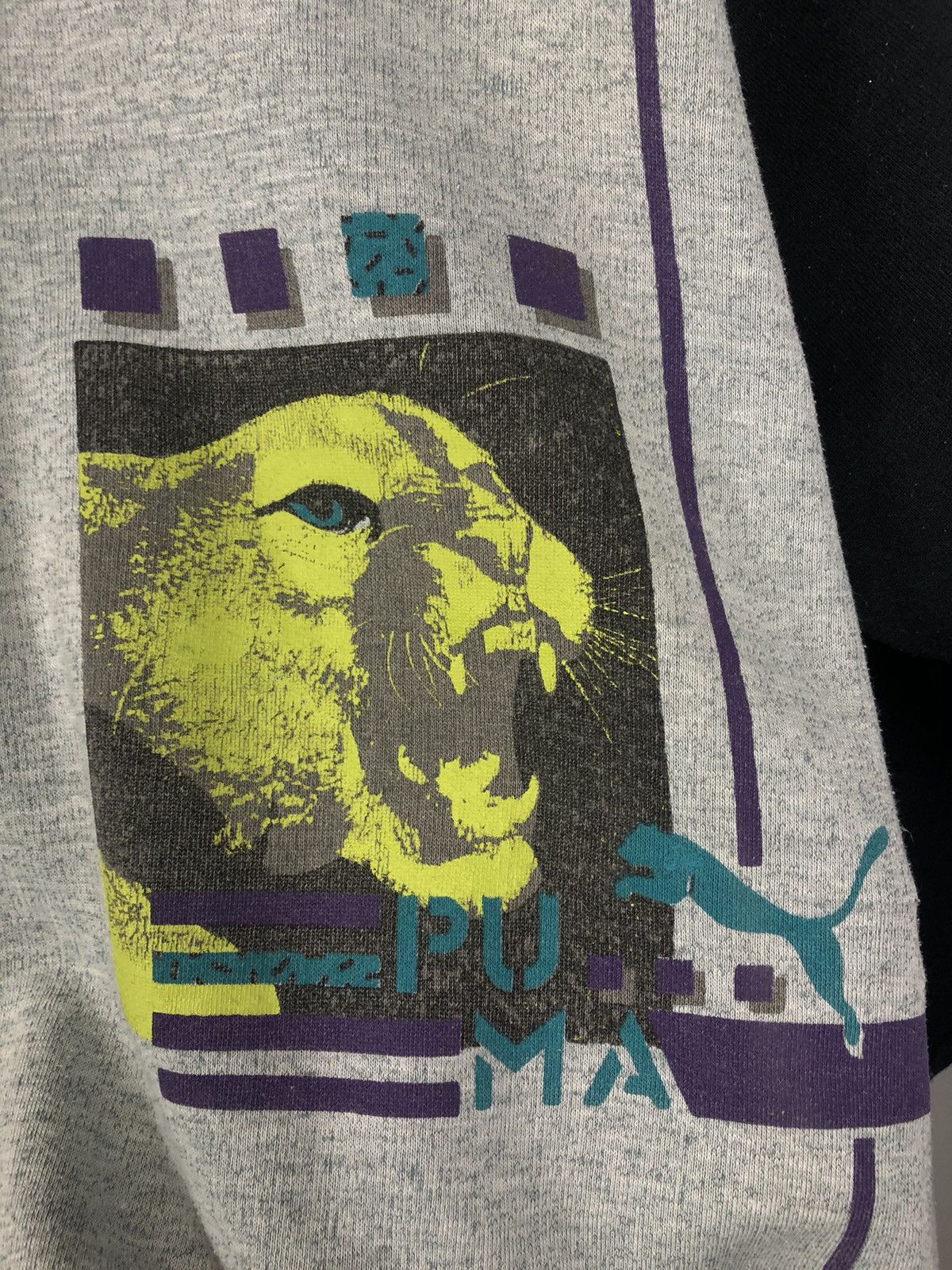 Puma Puma vintage sweatshirt logo sportswear Size US L / EU 52-54 / 3 - 5 Thumbnail