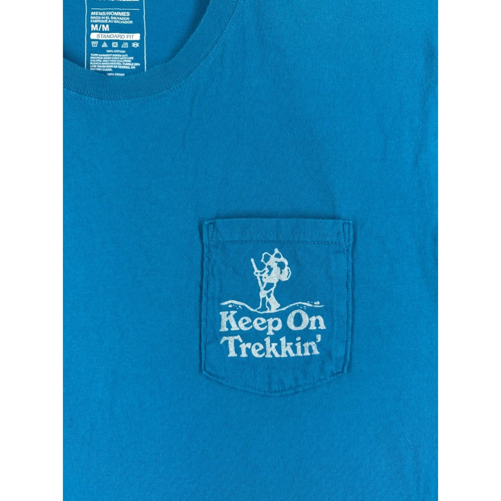 The North Face The North Face Shirt Adult Medium Blue Keep On Trekking Pocket Short Sleeve Crew Size US M / EU 48-50 / 2 - 6 Thumbnail