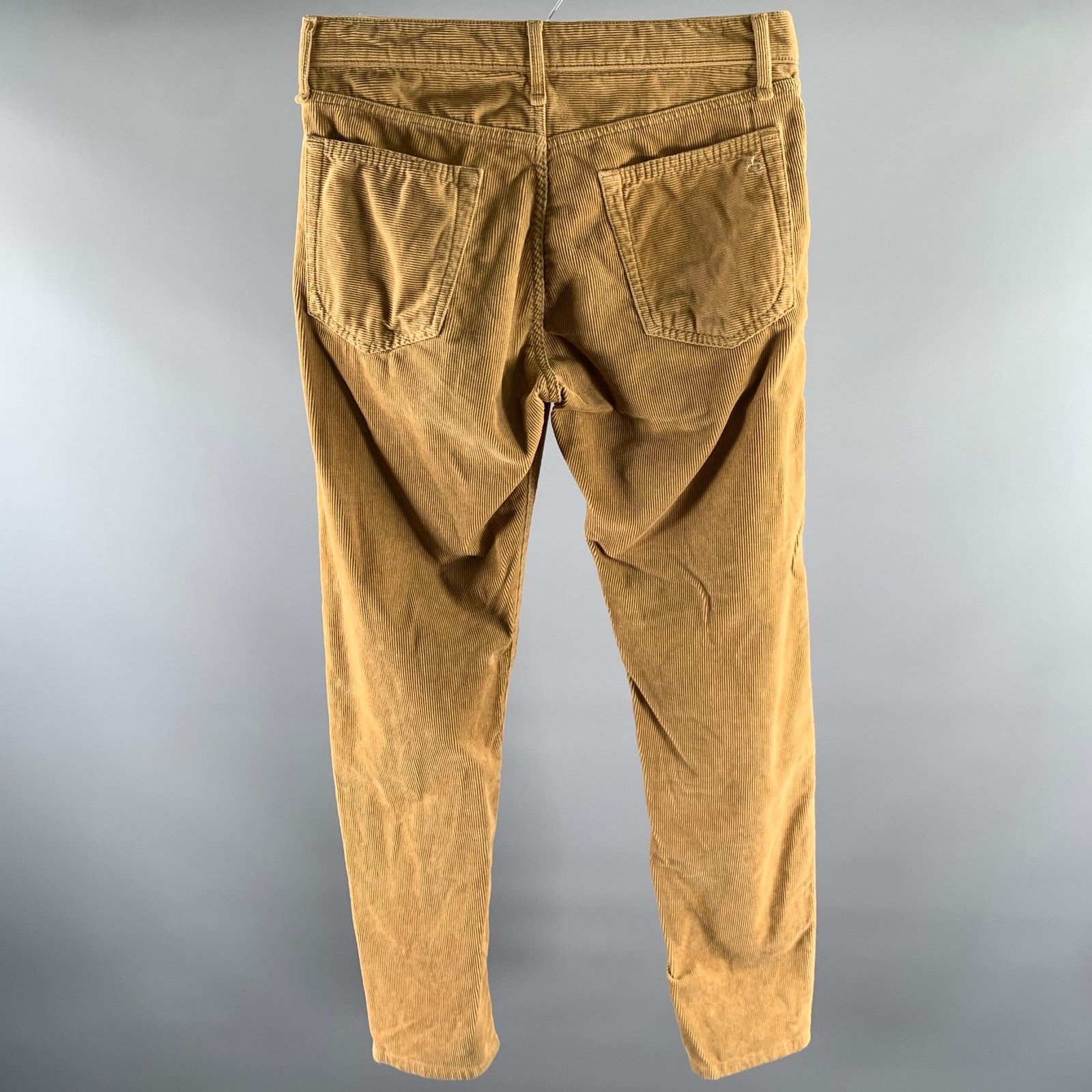 Rag & Bone RAG & BONE Size 32 Camel Corduroy Cotton Blend Casual Pants Size US 32 / EU 48 - 3 Thumbnail