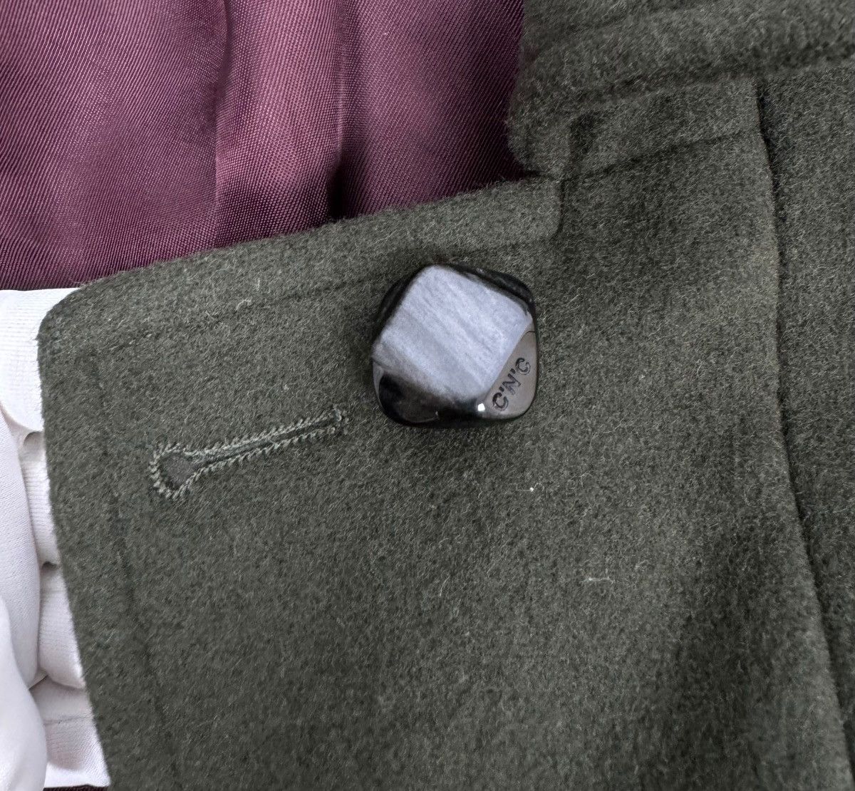 Costume National × Vintage CNC Costume National Wool-Cashmere Coat size 40 Size S / US 4 / IT 40 - 17 Thumbnail
