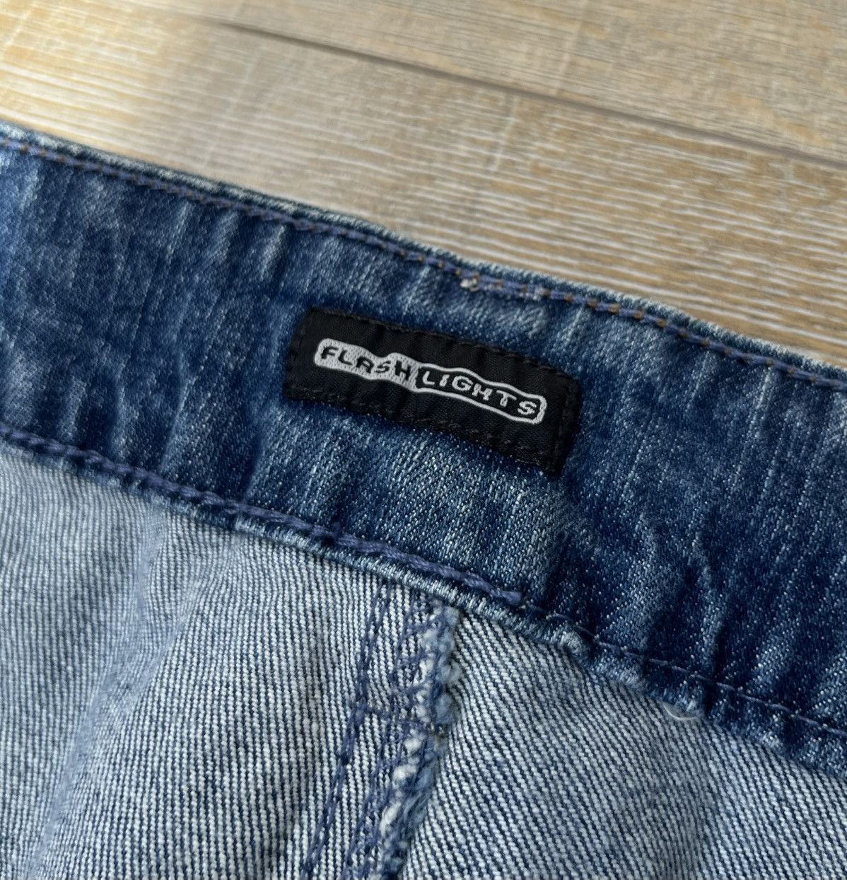 Hysteric Glamour CRAZY IF SIX WAS NINE STYLE FLARED Y2K JEANS Size US 32 / EU 48 - 12 Thumbnail