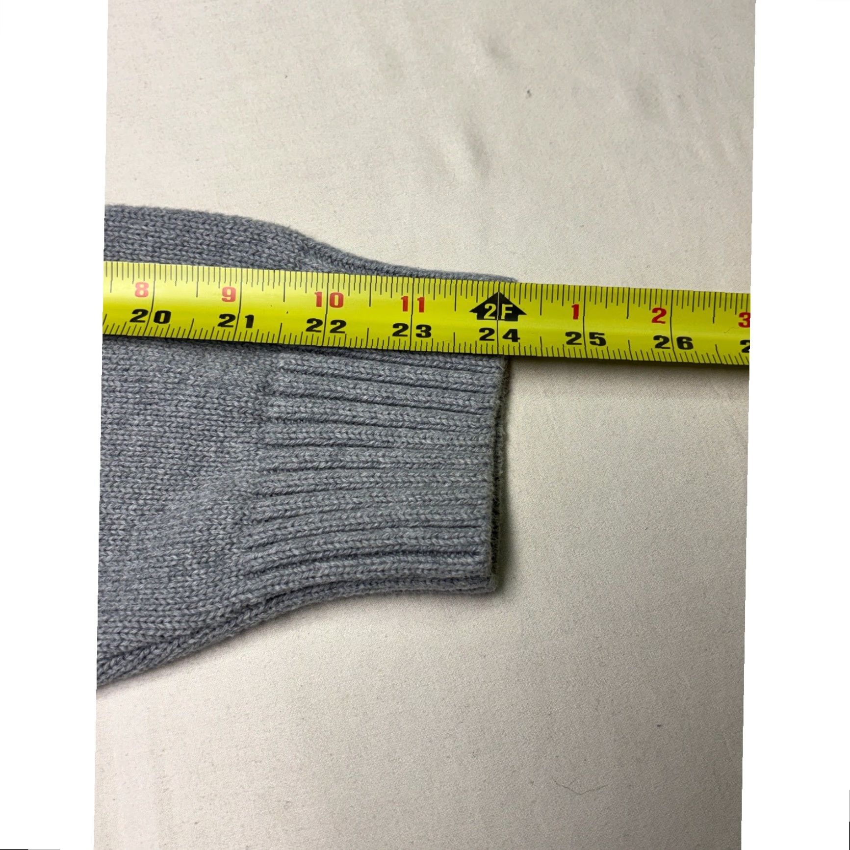 Vintage LL Bean Mens XL Regular Full Zip Mock Neck Sweater Gray Cotton Size US XL / EU 56 / 4 - 6 Thumbnail