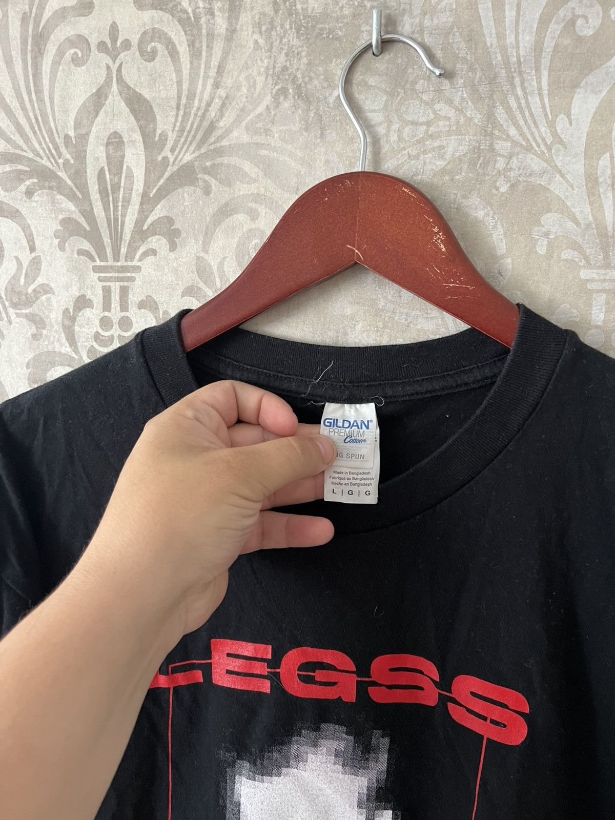 Vintage LEGSS Hollywood Graphic T-Shirt Black Vintage Style Size US L / EU 52-54 / 3 - 4 Thumbnail