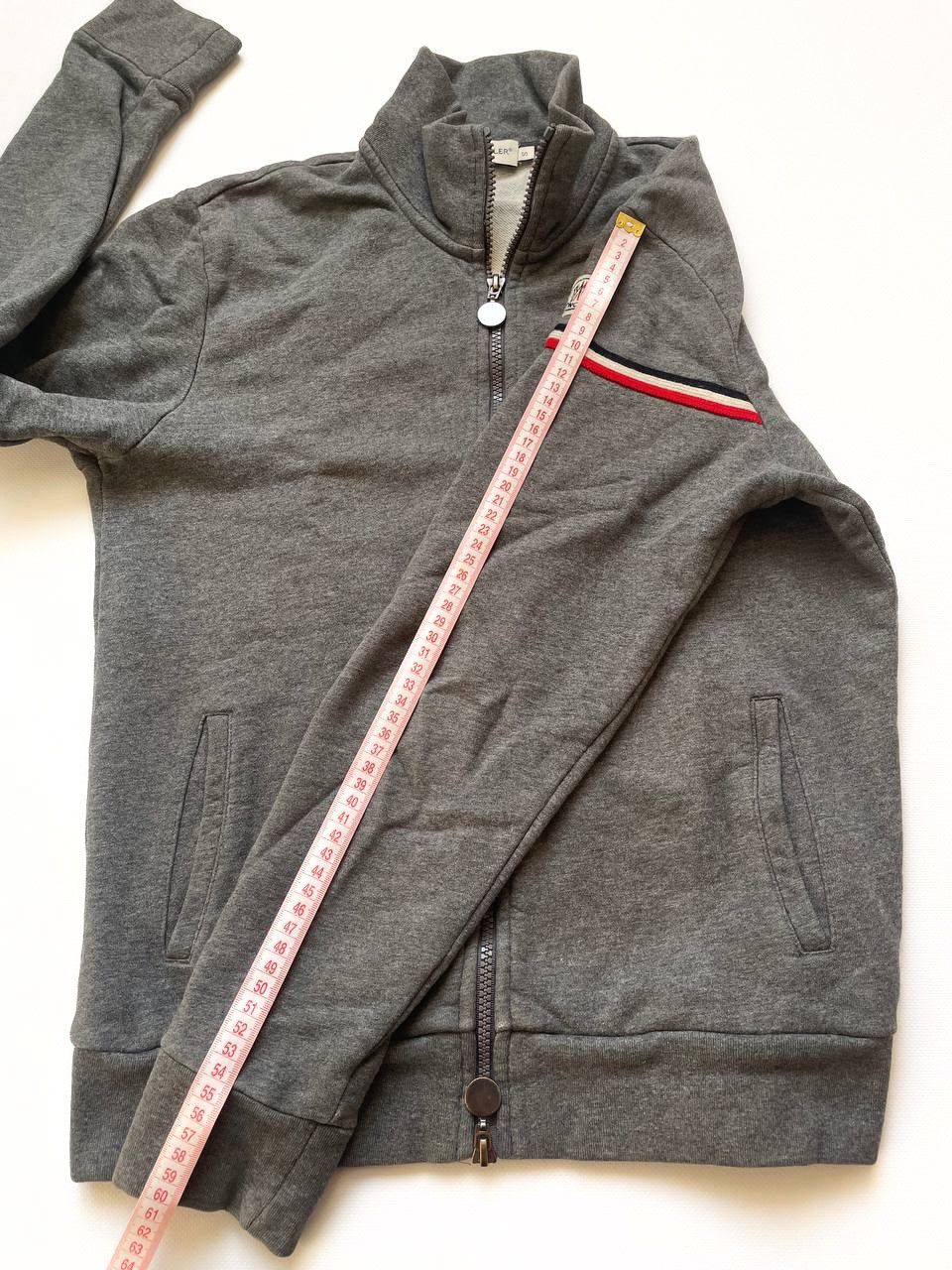 Moncler Vintage Moncler maglia logo zip cardigan sweatshirt Size US S / EU 44-46 / 1 - 10 Thumbnail