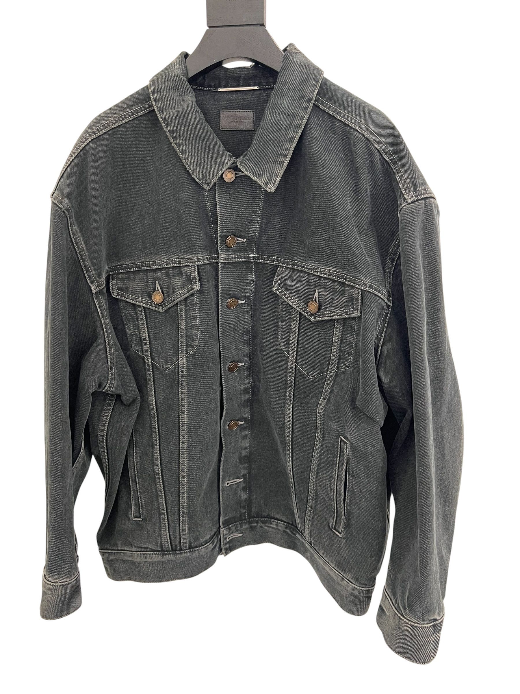 Saint Laurent Paris Saint Laurent Oversized Denim Jacket Size US M / EU 48-50 / 2 - 1 Thumbnail