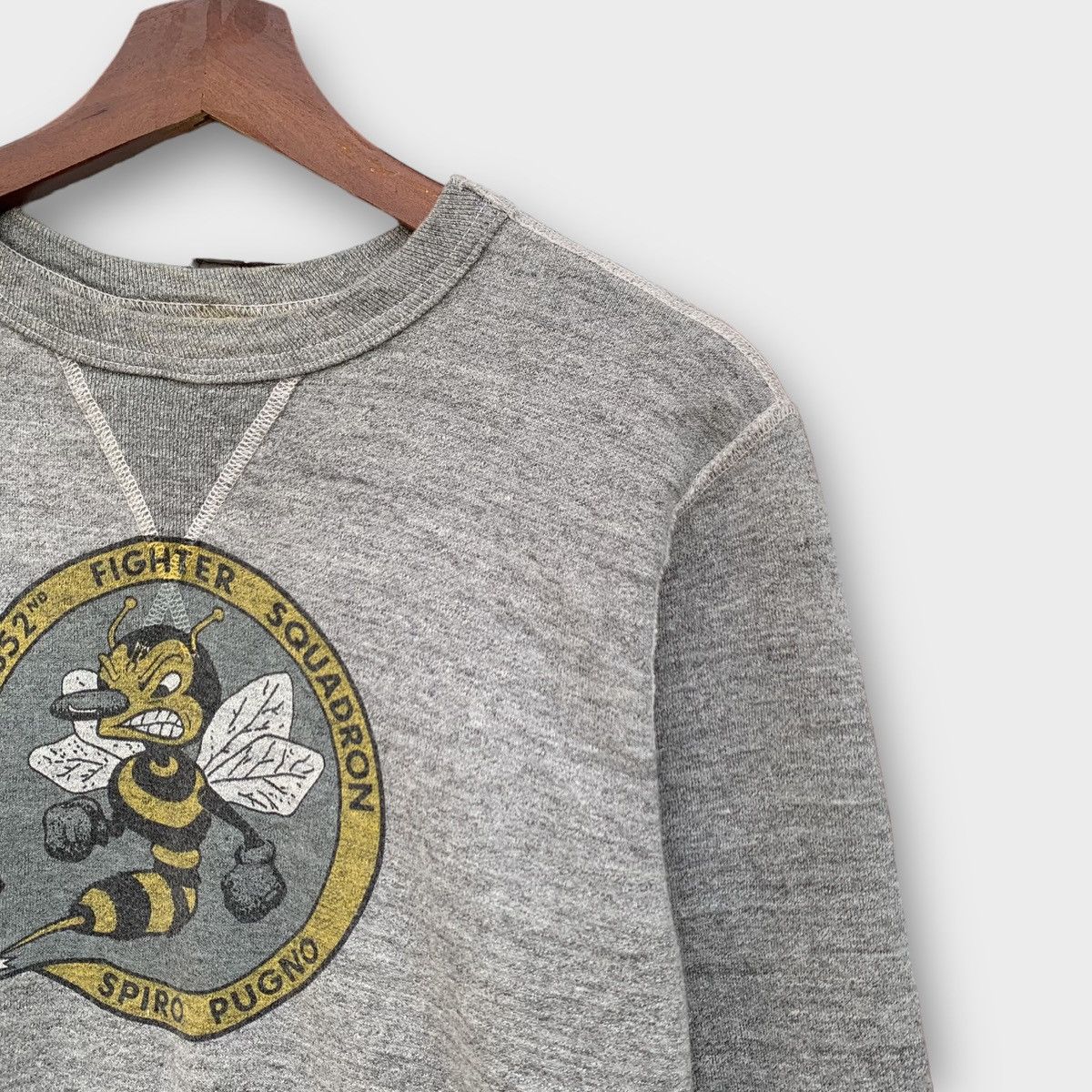Buzz Rickson's × Toyo Enterprises Vintage Buzz Ricksons Fighter Squadron Sweatshirt Size S / US 4 / IT 40 - 4 Thumbnail