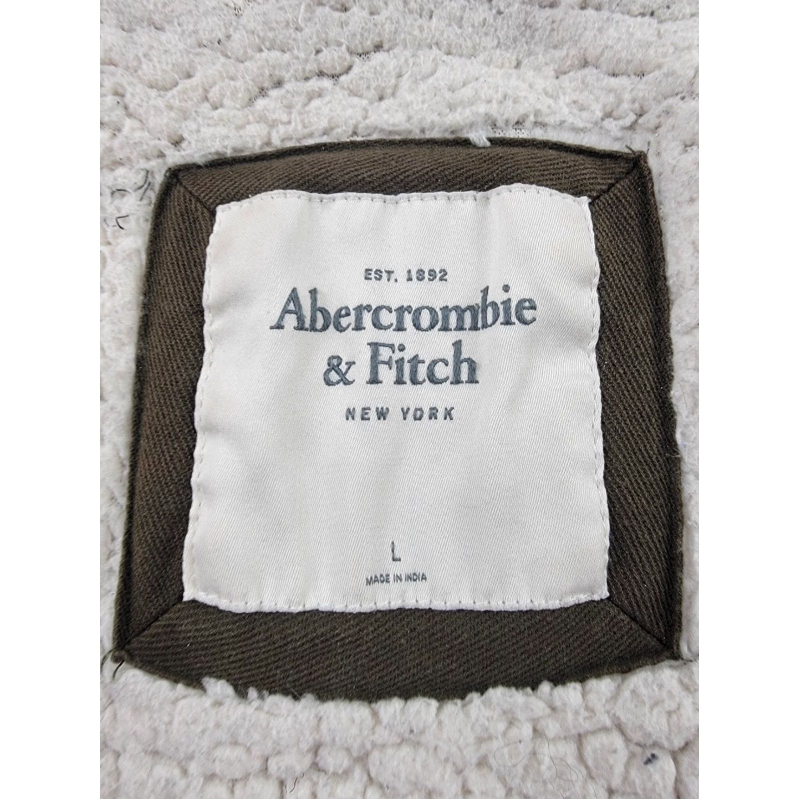 Abercrombie & Fitch Abercrombie & Fitch Coat Womens Large Green Parka Utility Hooded Y2K Size L / US 10 / IT 46 - 2 Thumbnail
