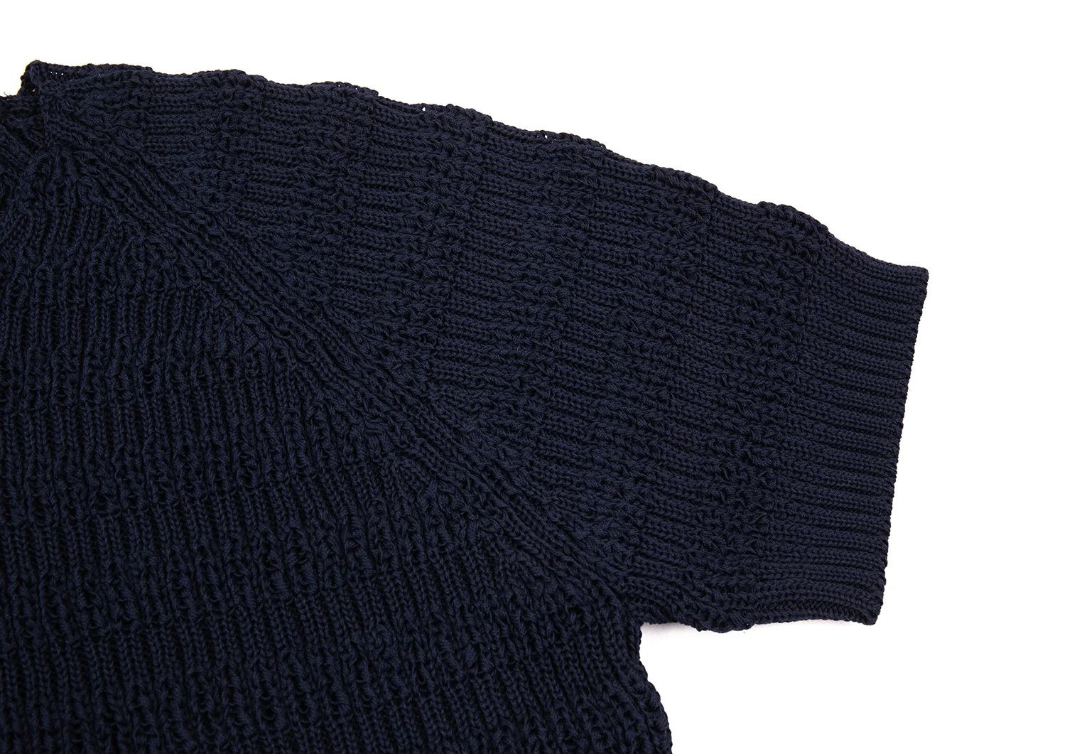 Yohji Yamamoto Yohji Yamamoto V-Neck Knit Top Navy M Size US M / EU 48-50 / 2 - 4 Thumbnail