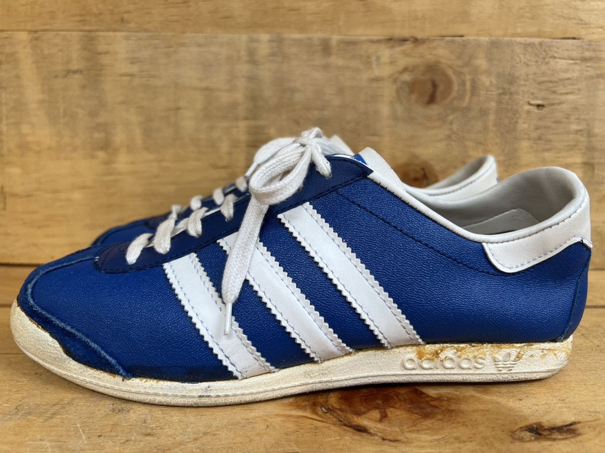 Adidas × Vintage VTG ADIDAS BLUE STRIKE MADE IN FRANCE SNEAKERS Size US 7 / EU 40 - 4 Thumbnail