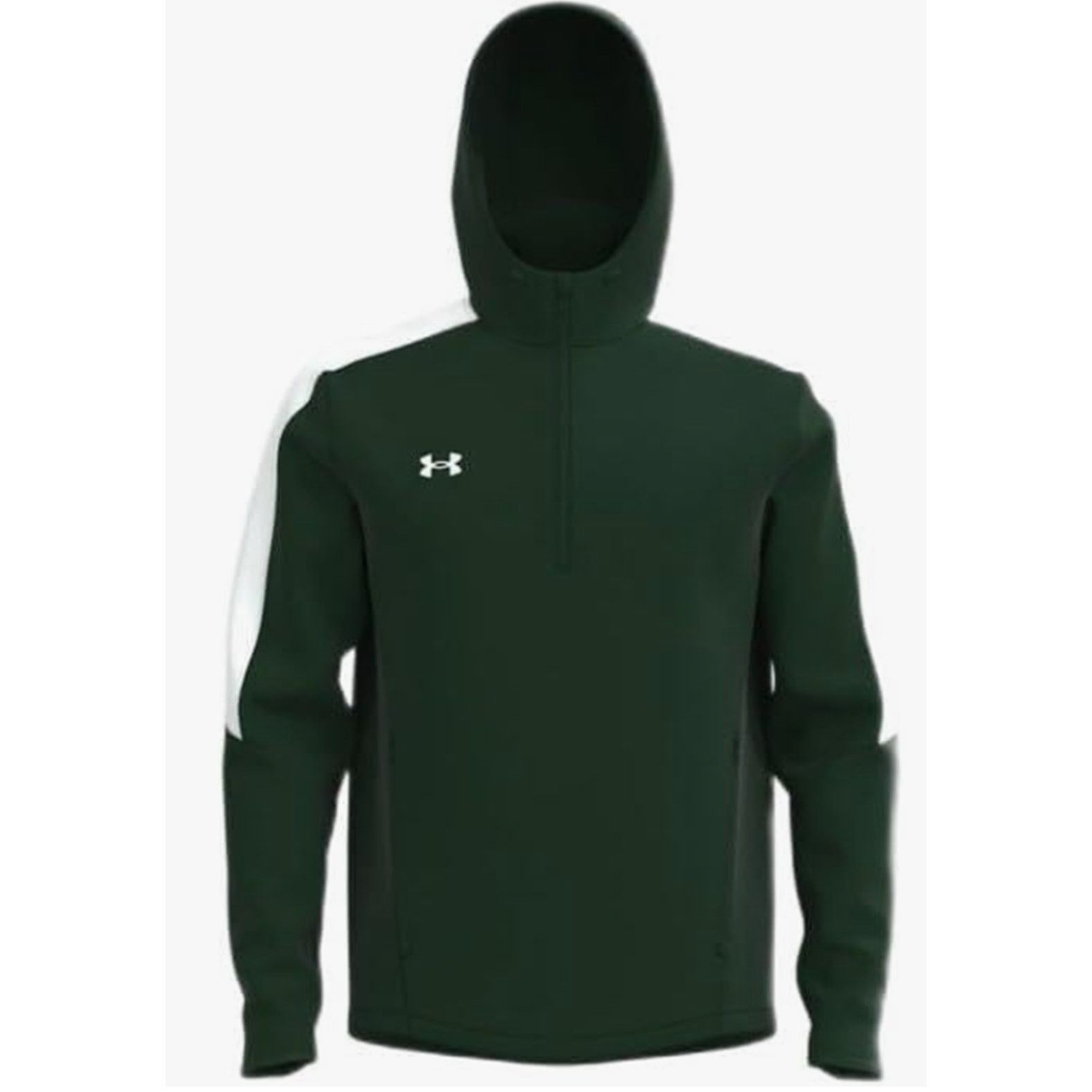 Under Armour Under Armour Men's Fleece Hoodie Water Repellent Green 2XL Size US XXL / EU 58 / 5 - 2 Thumbnail
