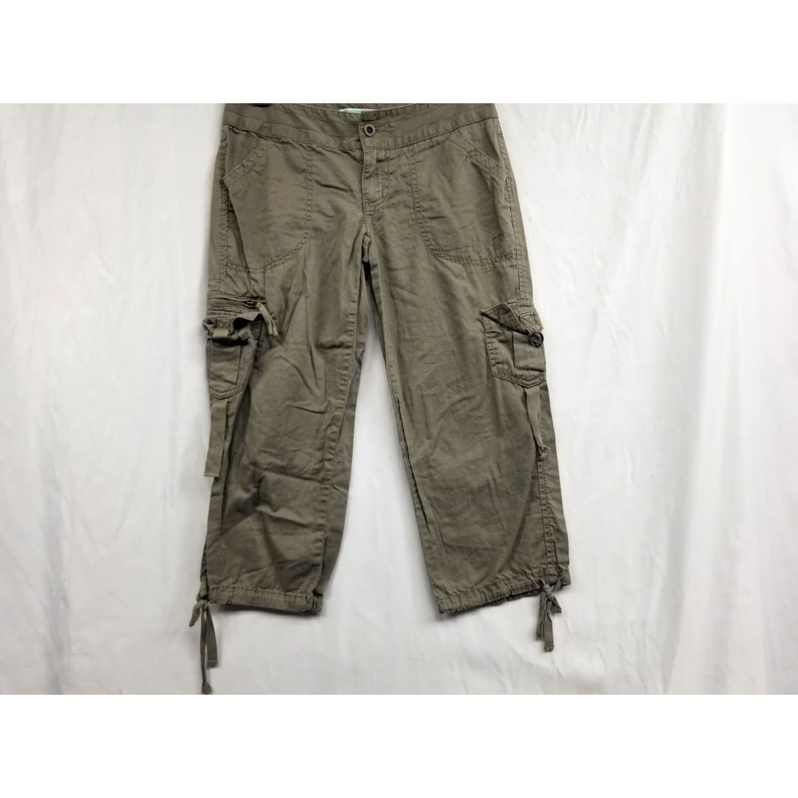Hang Ten Juniors Hang Ten Capri Pants Brown womens Size 0 Size 25" / US 0 / IT 36 - 2 Thumbnail