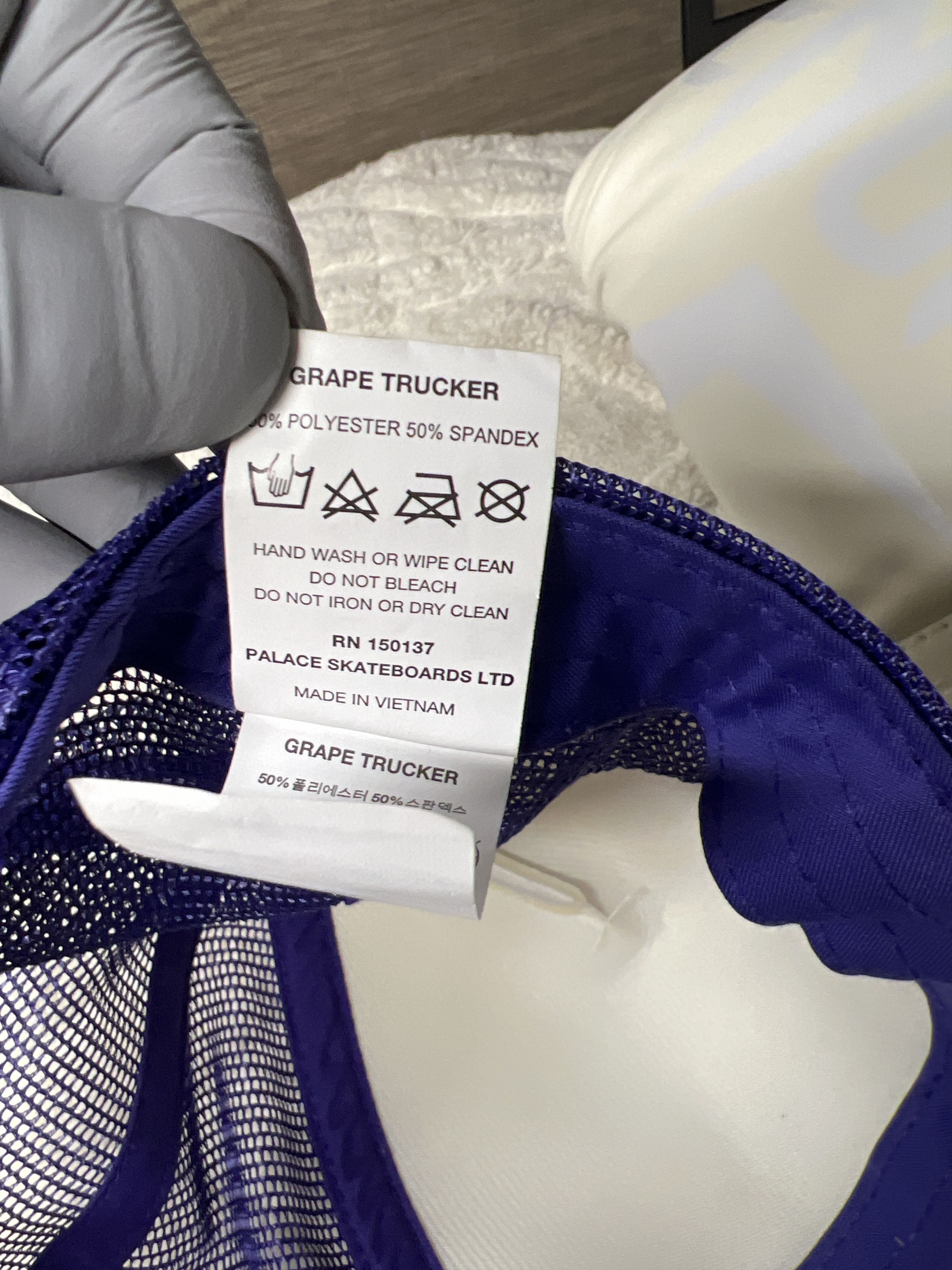 Palace Palace grape trucker Size ONE SIZE - 5 Thumbnail