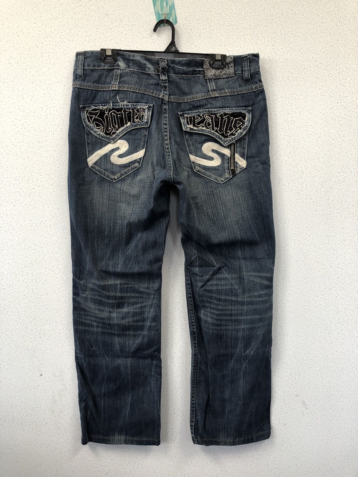 Denime Big Train Osaka Embroidered Jeans Size US 34 / EU 50 - 1 Thumbnail