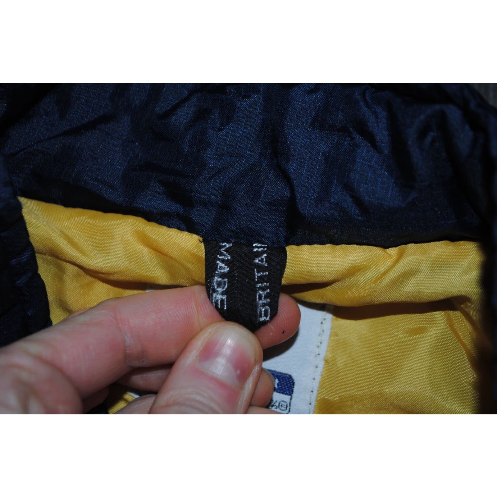 Ford FORD Jacket Bomber Nylon Zip Blue Men’s M Vintage 70's 80's Retro 80s Flap Buttoms? Size US M / EU 48-50 / 2 - 4 Thumbnail