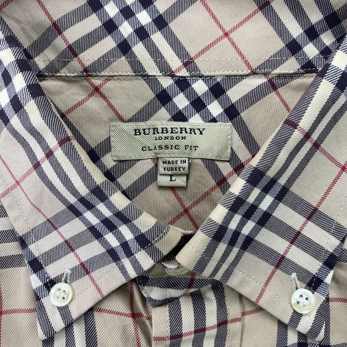 Burberry Burberry London Nova Check Plaid Button Up Shirt Luxury Size US L / EU 52-54 / 3 - 5 Thumbnail