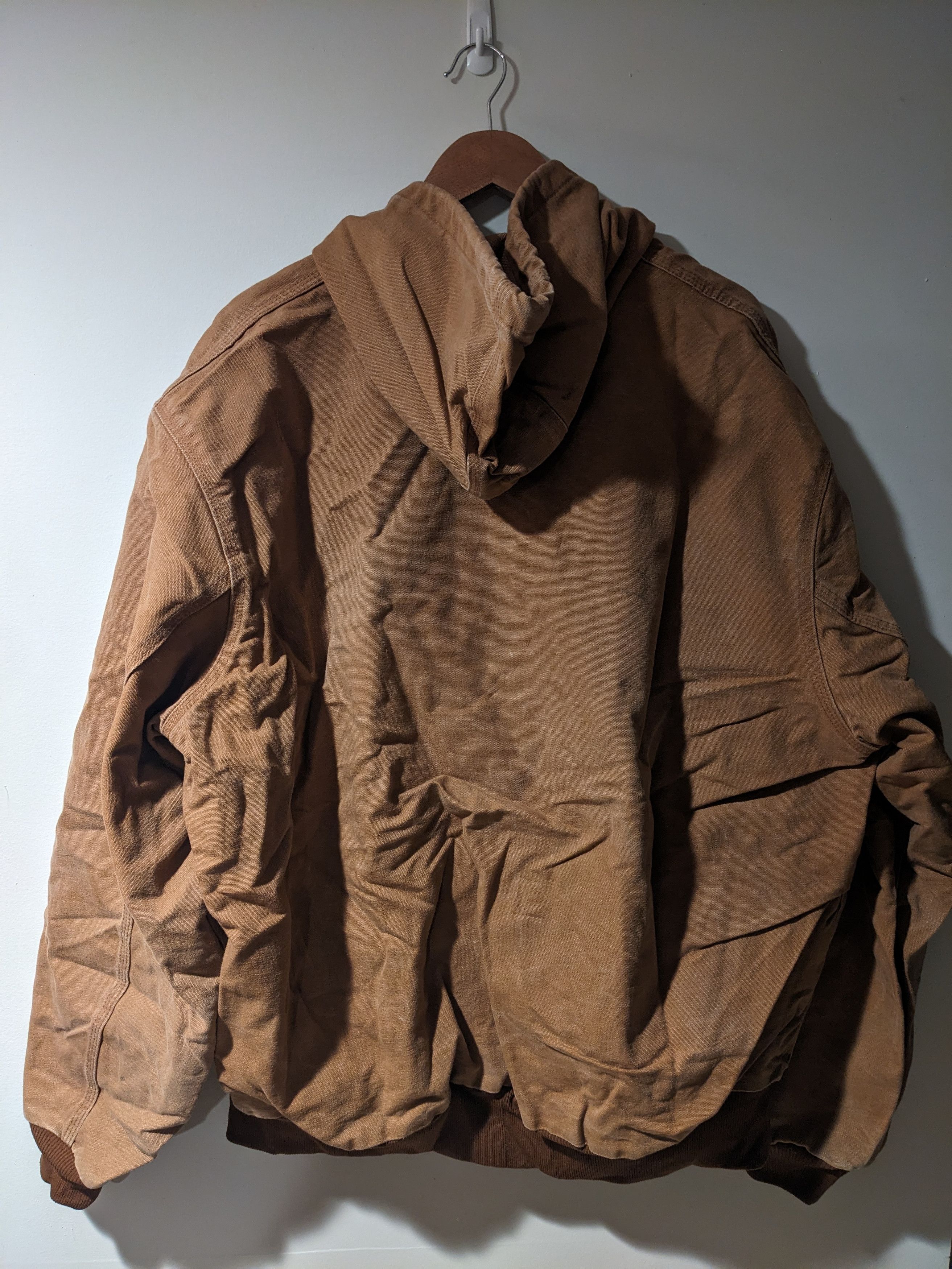 Carhartt × Vintage Vintage 90s Carhartt Duck Thermal Brown 2X-Large Tall Jacket Size US XXL / EU 58 / 5 - 6 Thumbnail