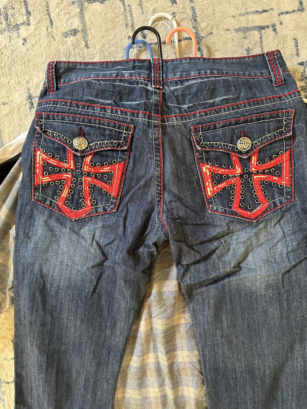 Other Vintage y2k/2000’s embroidered Liuce’s denim jeans Size US 38 / EU 54 - 5 Thumbnail