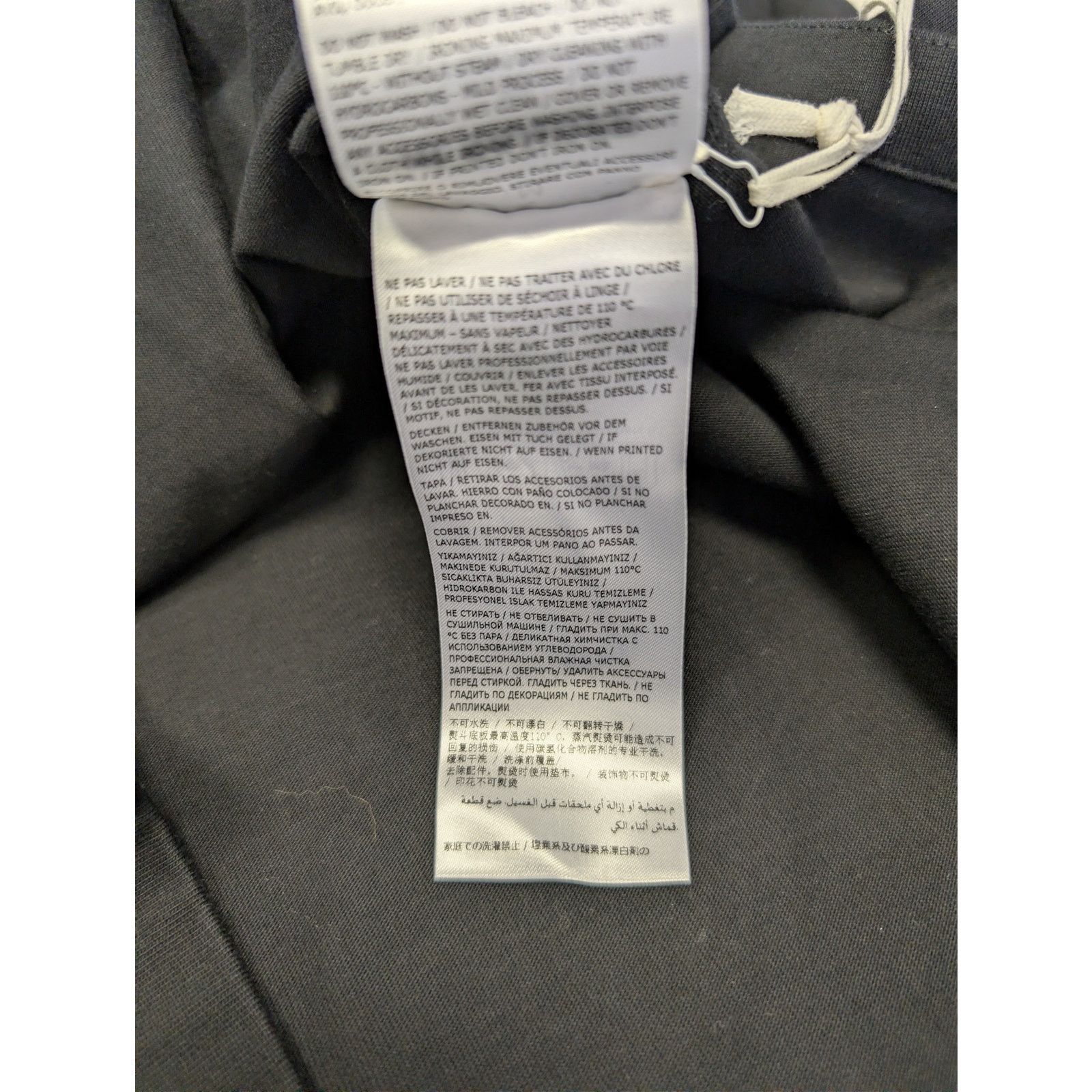Jil Sander o1rshd1 Compact Cotton Jersey Python Pocket T-Shirt in Black Size US M / EU 48-50 / 2 - 21 Thumbnail