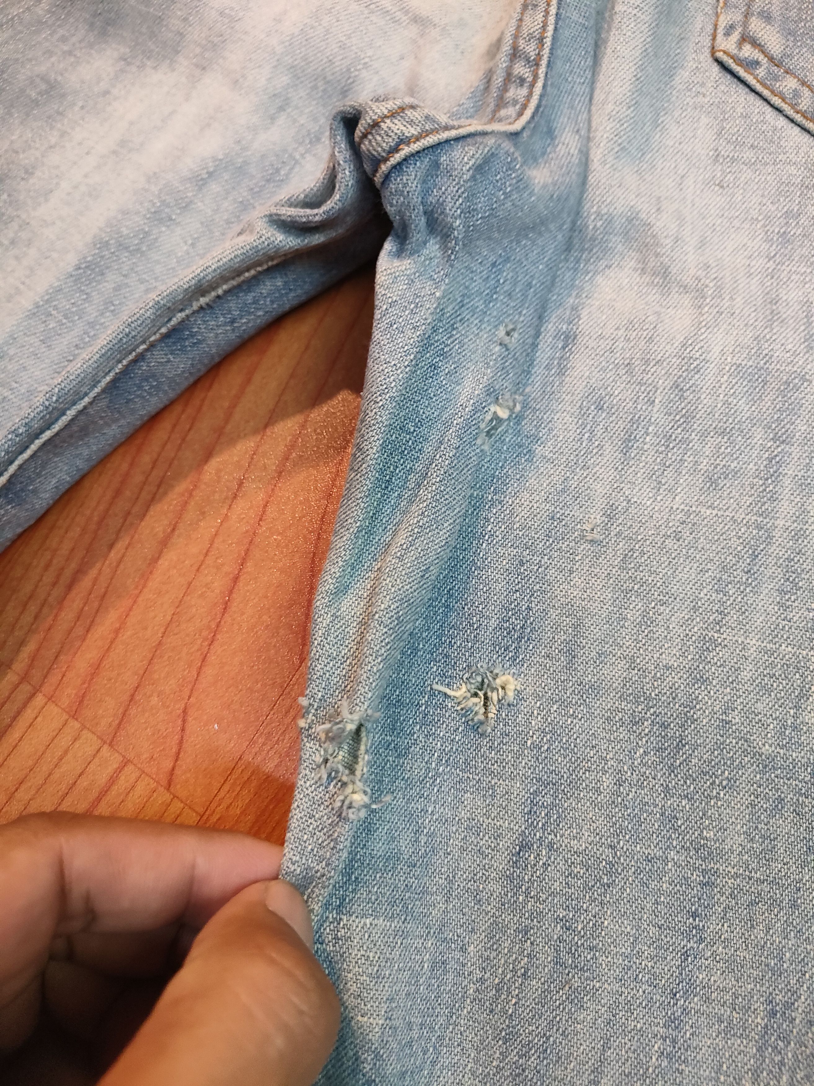 Miss Sixty Distressed Miss Sixty Flare Jeans Size 28" / US 6 / IT 42 - 7 Thumbnail