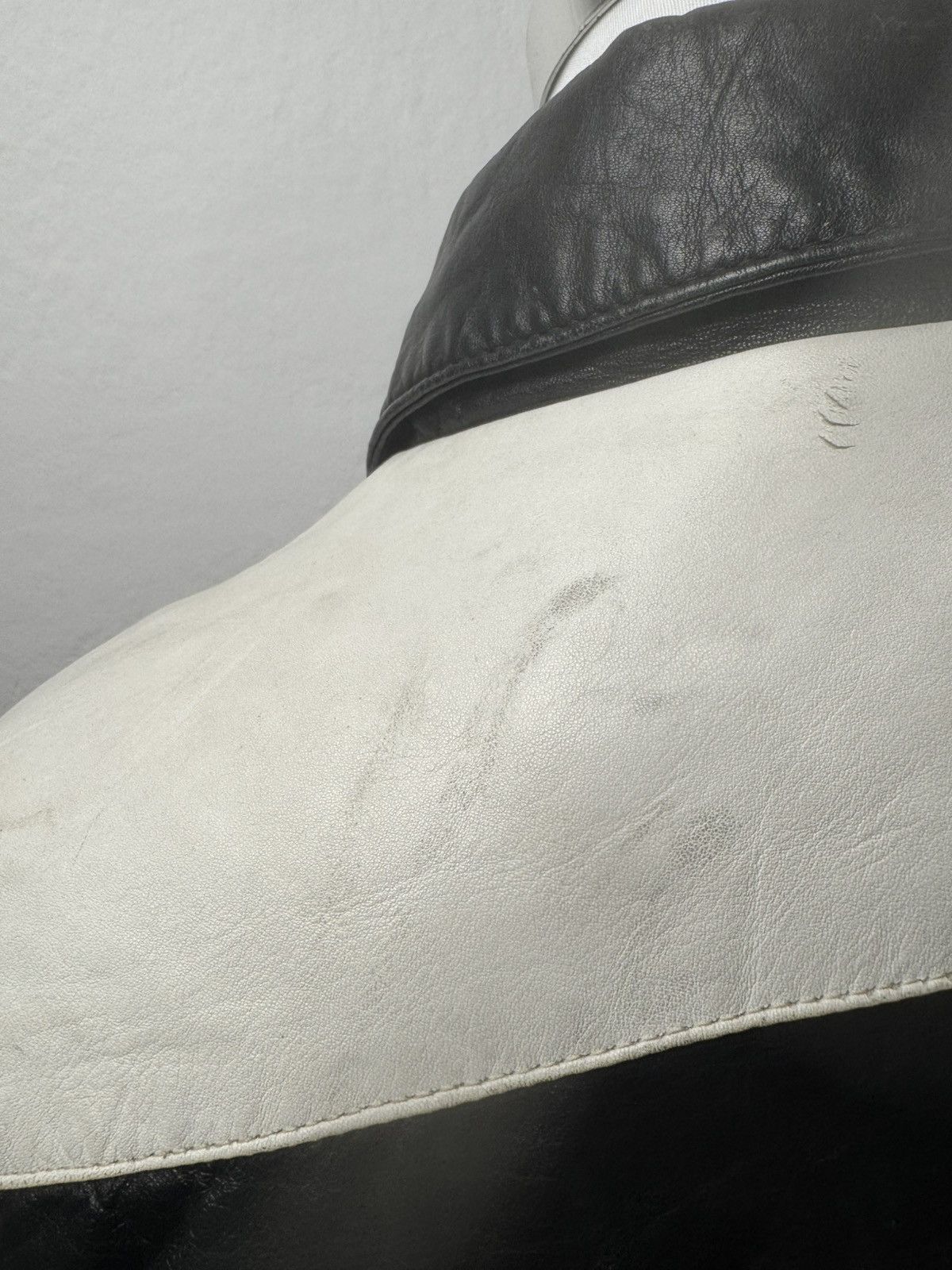 Vintage Vintage USA Leather Racing Jacket Black White Size XXL Size US XXL / EU 58 / 5 - 5 Thumbnail