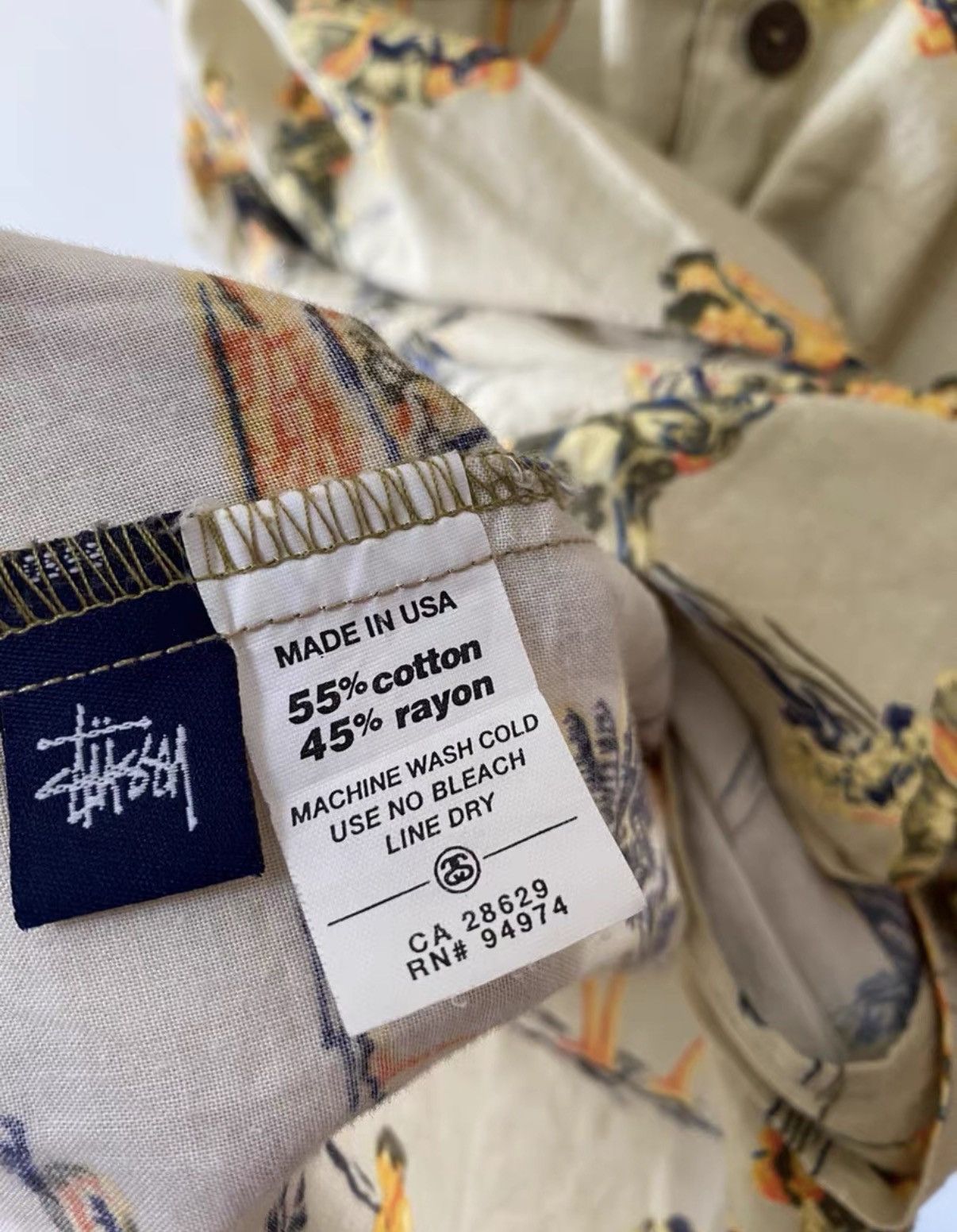 Stussy Vintage Stussy 90s Hawaii Shirt K7 Size US L / EU 52-54 / 3 - 7 Thumbnail