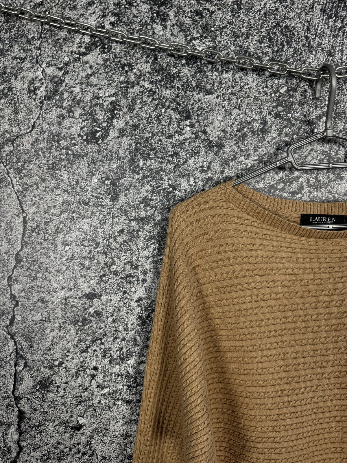 Ralph Lauren Black Label Lauren Ralph Lauren Sweater Camel Knit Pullover Black Label Size S / US 4 / IT 40 - 3 Thumbnail