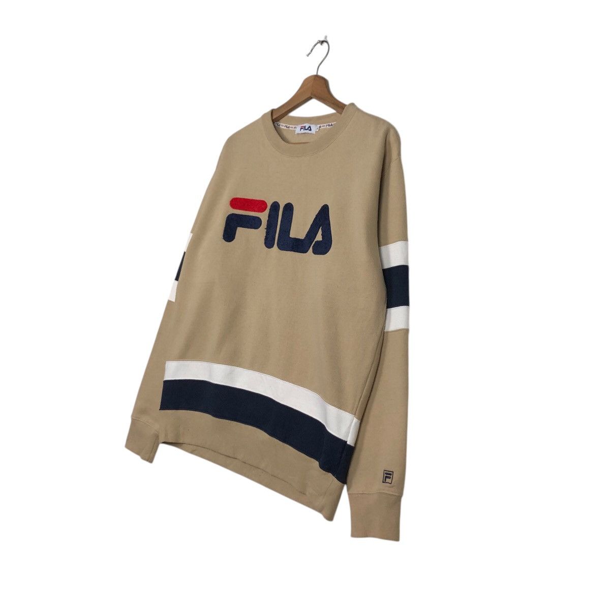 Fila × Japanese Brand 📌Vintage Sweatshirt Fila Big Logo Spell Out Size US L / EU 52-54 / 3 - 3 Thumbnail