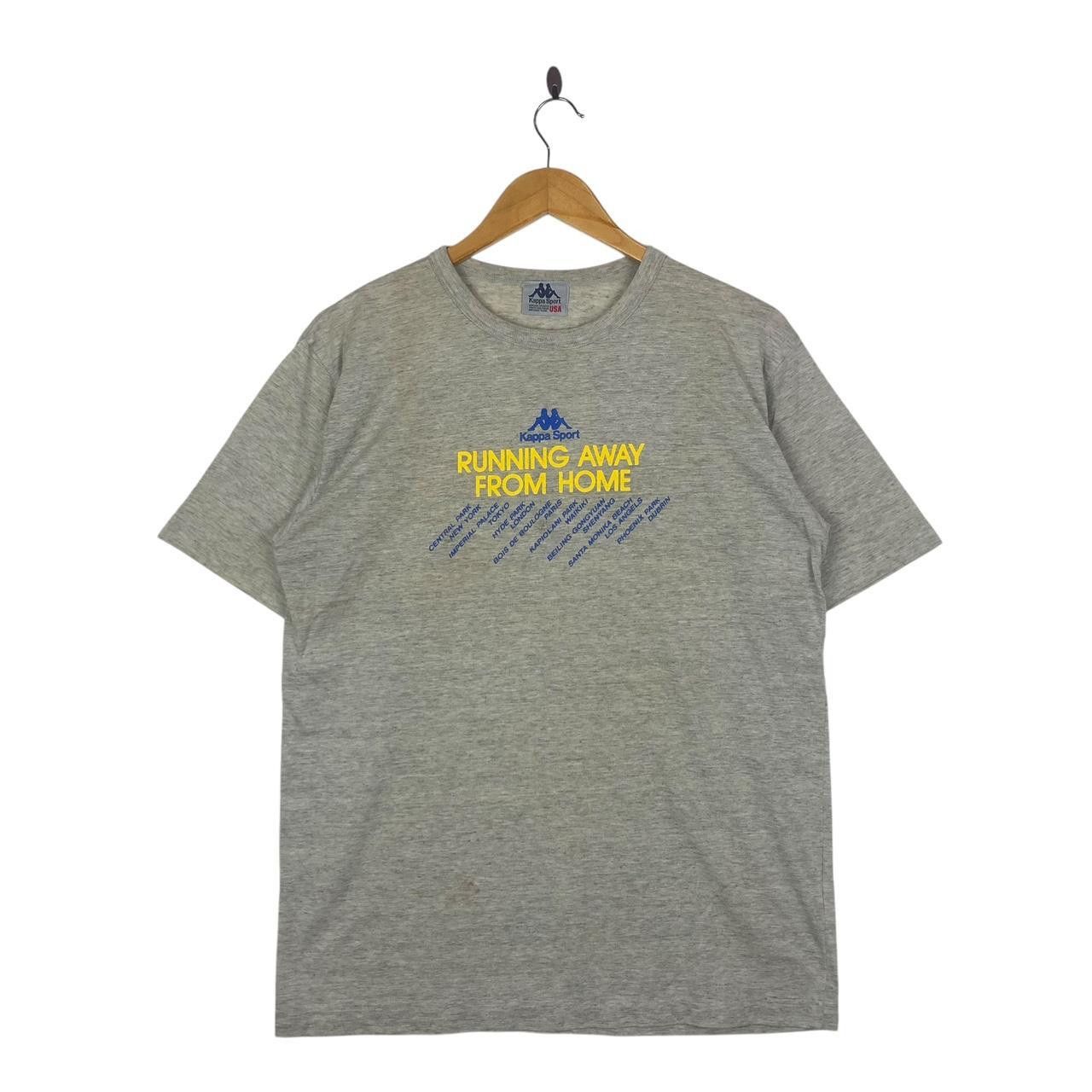 Vintage Vintage KAPPA SPORT USA Running Away From Home Tee Shirt Size M / US 6-8 / IT 42-44 - 1 Thumbnail