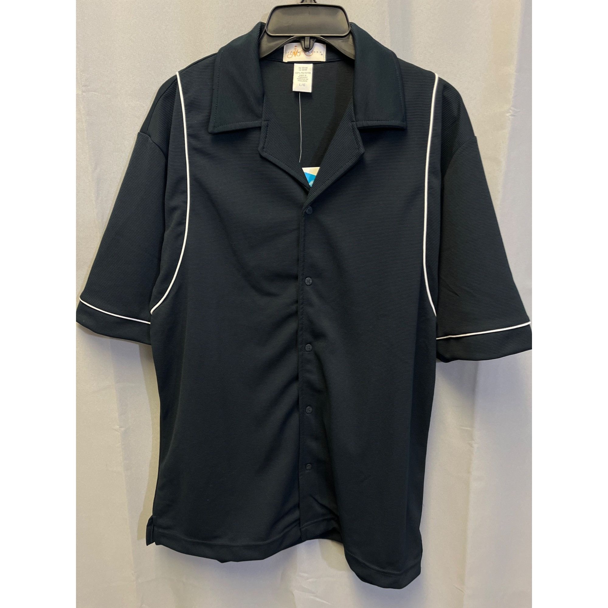 Other Il Migliore Mens Midnight Navy Short Sleeve Button down Size Size US L / EU 52-54 / 3 - 1 Thumbnail