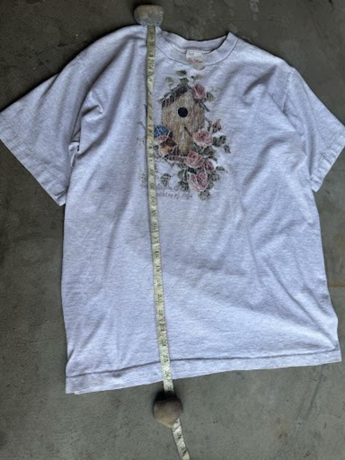 Other Vintage 1990's CO Max Graphic single stitchshirt cottagecore Size US L / EU 52-54 / 3 - 4 Thumbnail