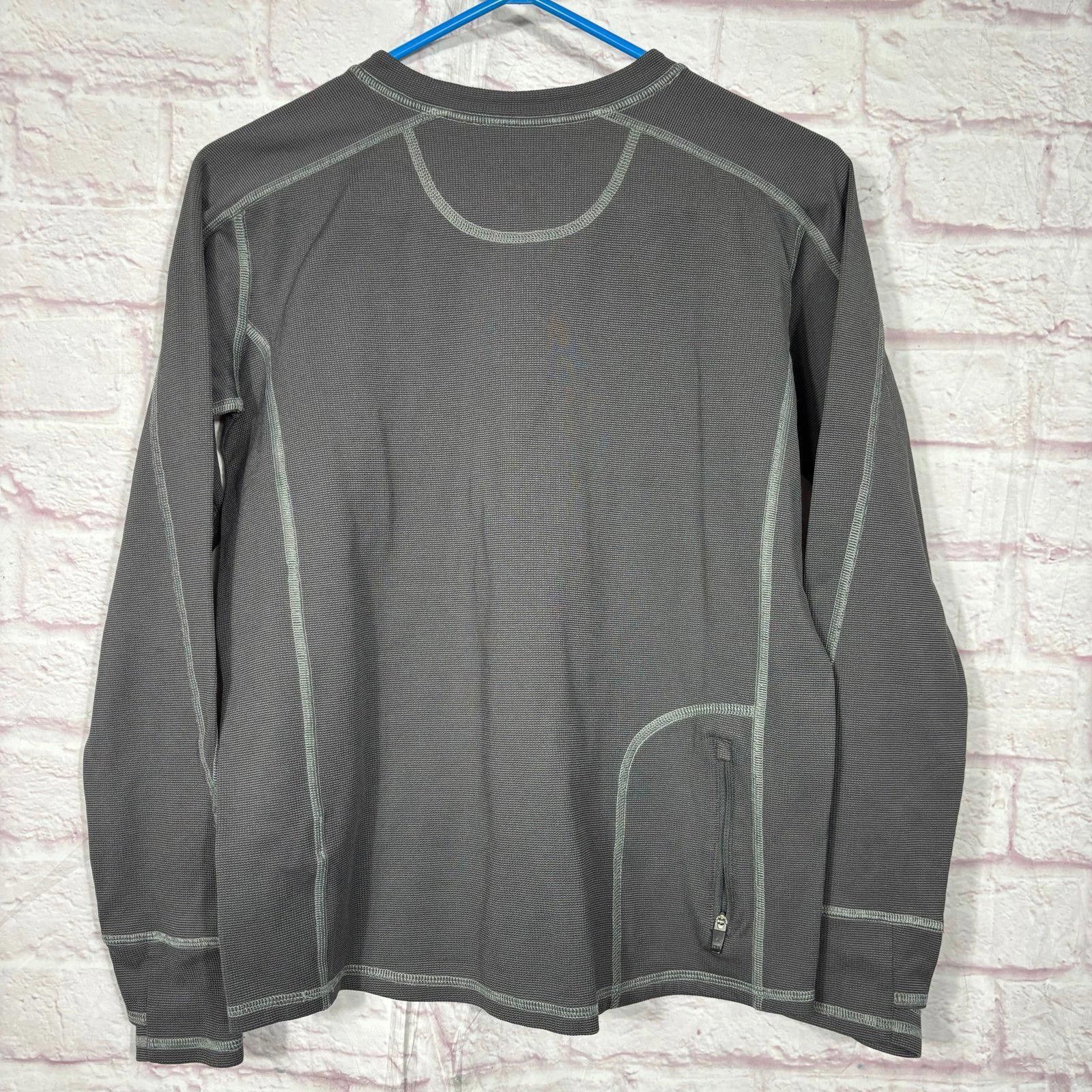 L.L. Bean L.L. Bean Boys Large Long Sleeve Henley Shirt Size US L / EU 52-54 / 3 - 8 Thumbnail