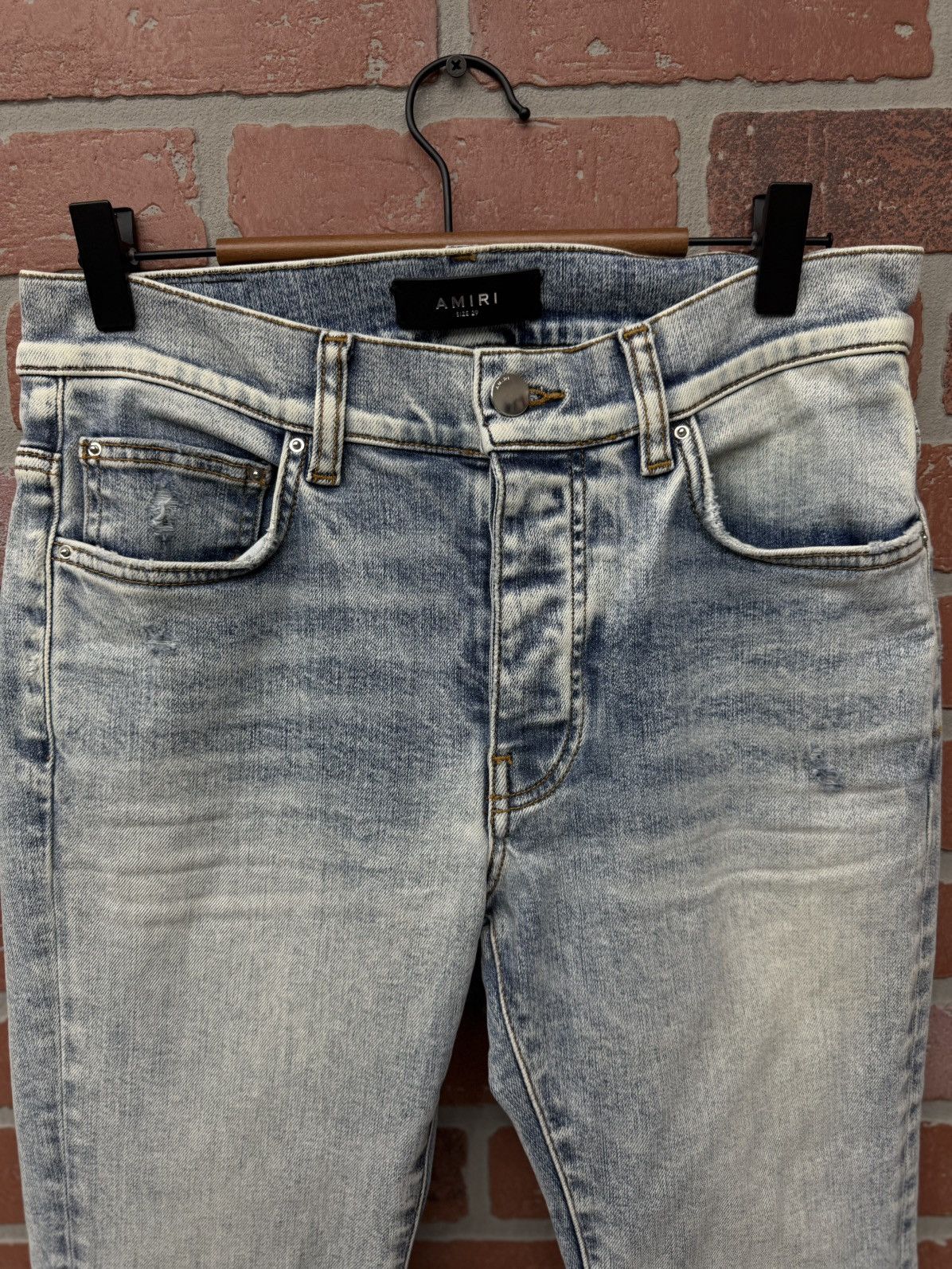 Amiri Amiri Blue Regular Jeans Size 29 Skinny (NEW) 100% Authentic Size US 29 - 19 Thumbnail