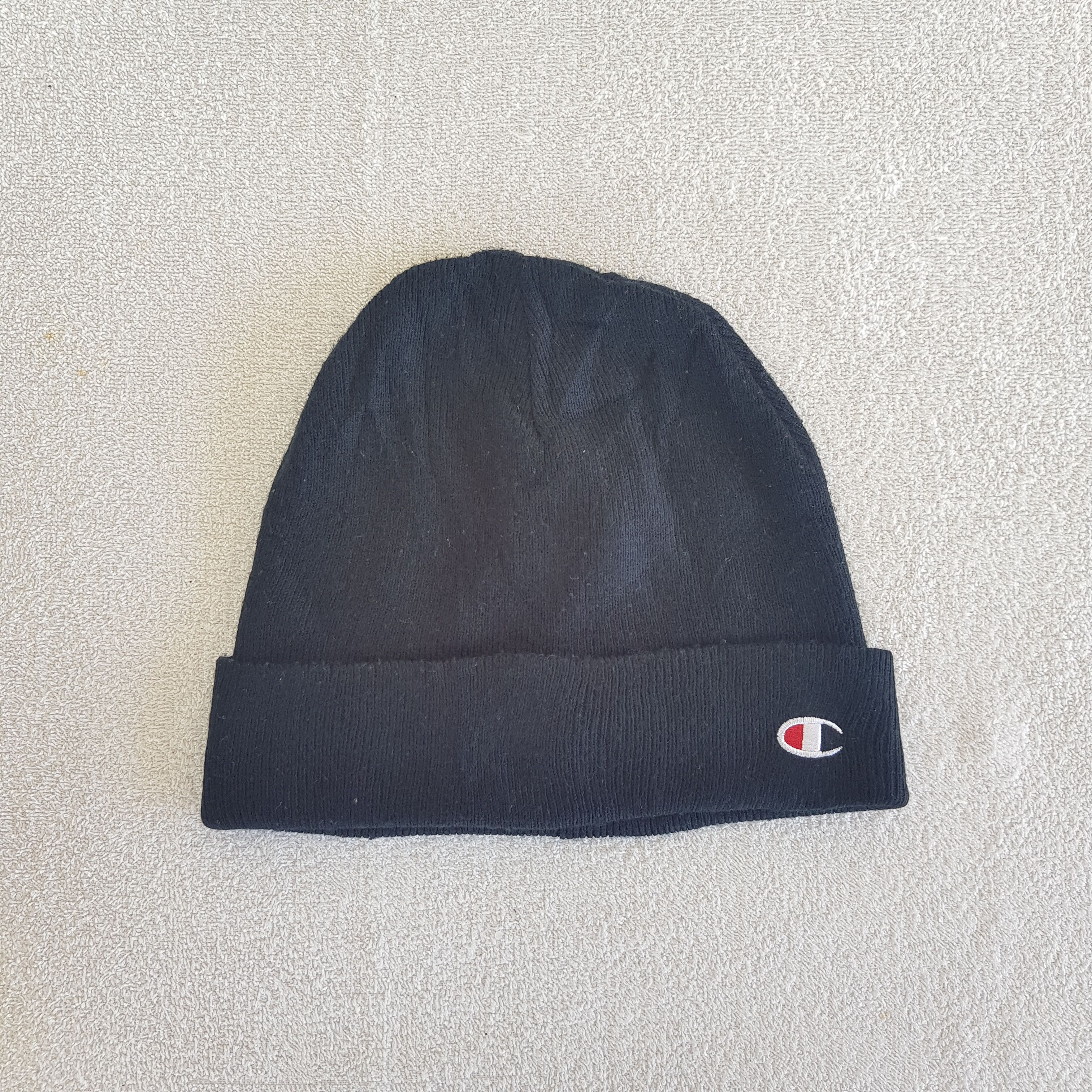Champion Vintage Champion Beanie Ribbed Knit Snow Caps Ski Hats. Size ONE SIZE - 5 Thumbnail