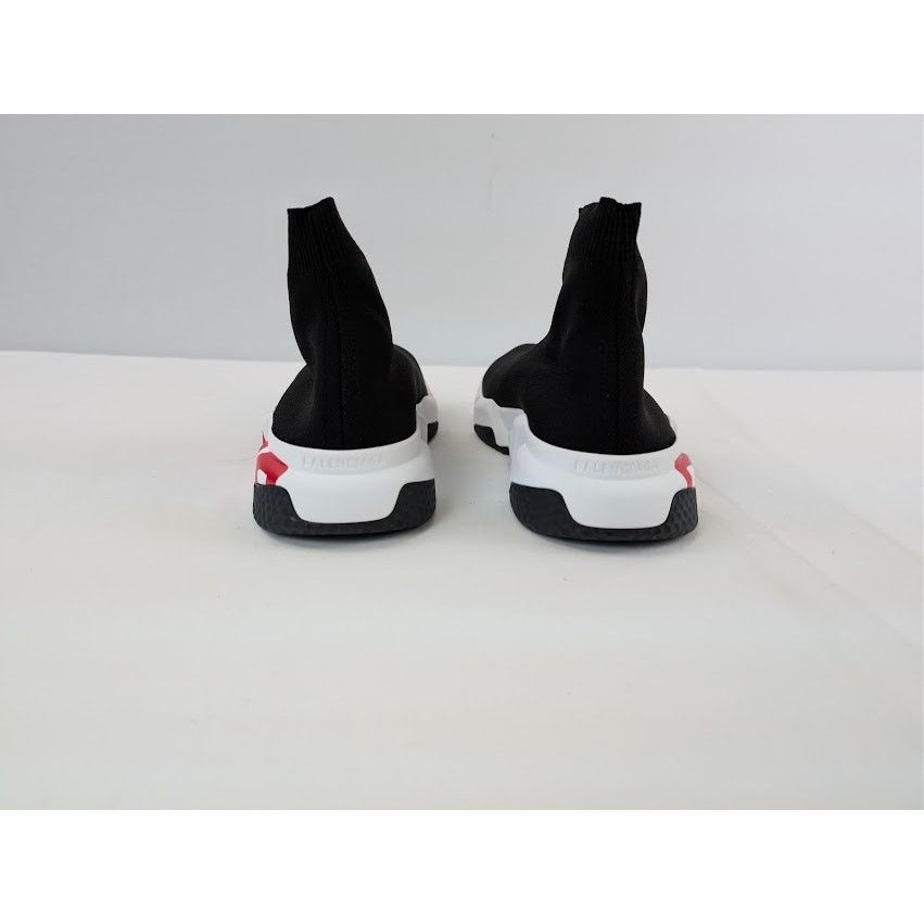 Balenciaga o1rshd1 Speed LT Graffiti Sneakers in Black / White / Red Size US 8 / EU 41 - 11 Thumbnail