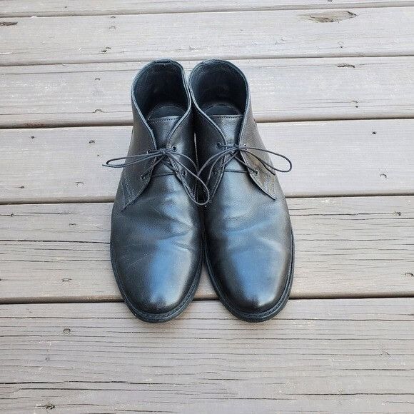 Allen Edmonds Allen Edmonds Cyrus Black Leather 2 Eye Lace-up Comfort Shoc Size US 11.5 / EU 44-45 - 3 Thumbnail
