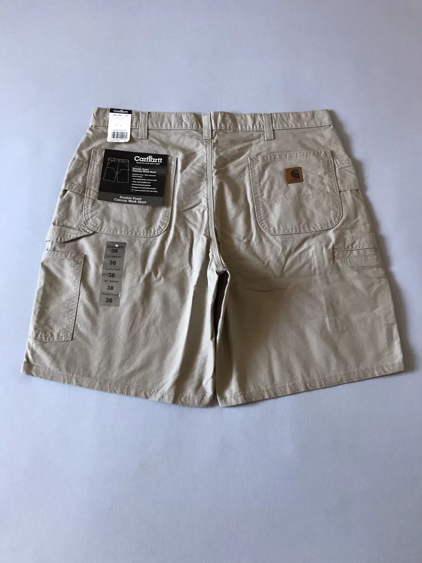 Carhartt Carhartt B201 Brown Double Knee Shorts Size US 38 / EU 54 - 1 Thumbnail