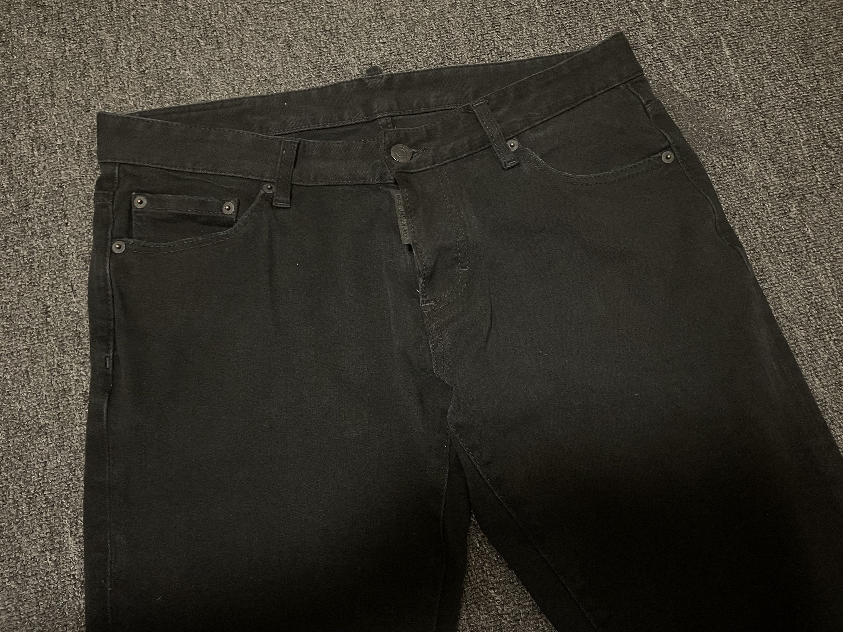 Dsquared2 DSQUARED2 black stretch casual jeans size 50 Size US 34 / EU 50 - 2 Thumbnail