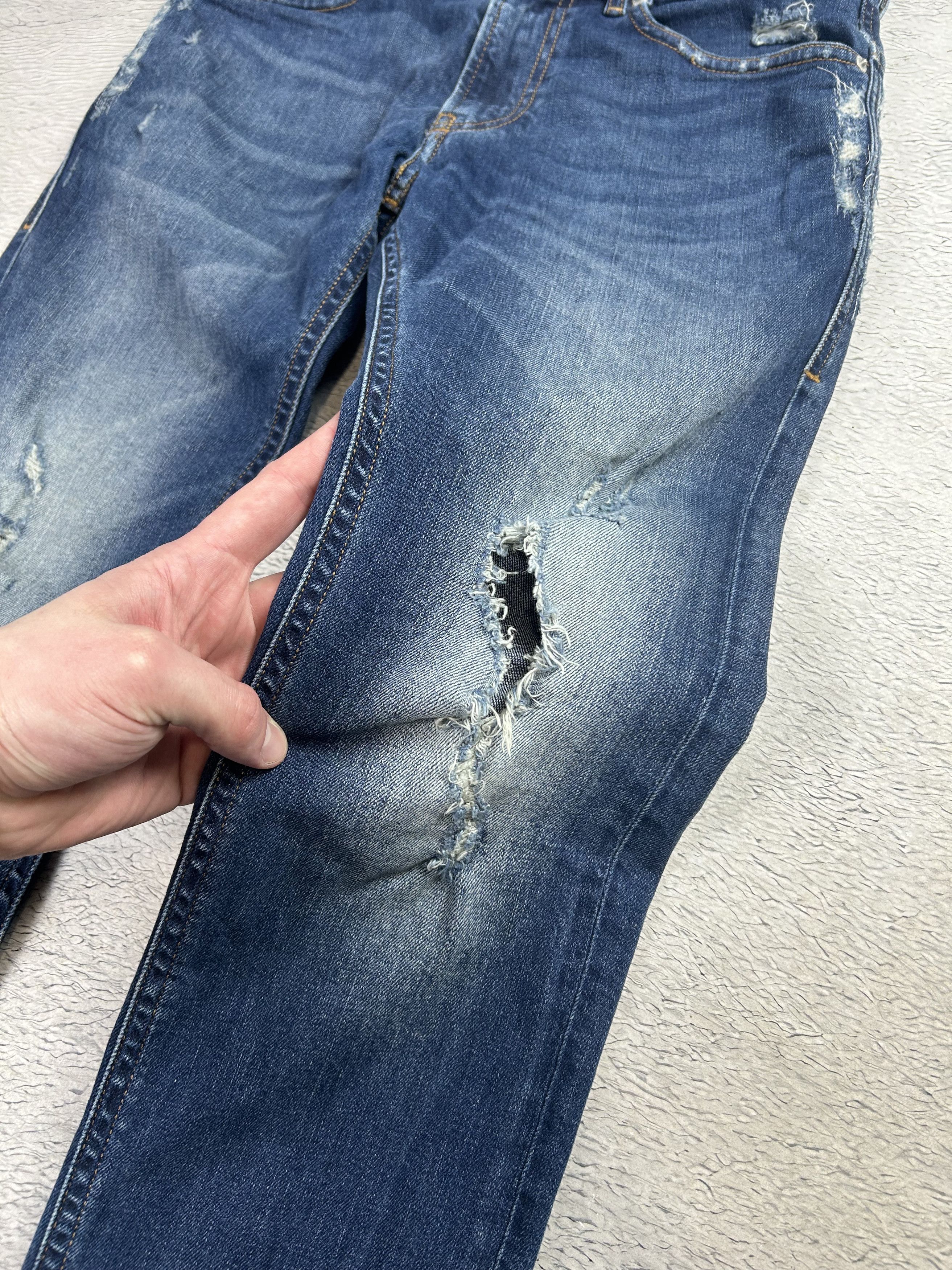 Diesel × Vintage Diesel Thommer Jeans Stretch Slim Skinny Distressed 084YY Size US 29 - 4 Thumbnail