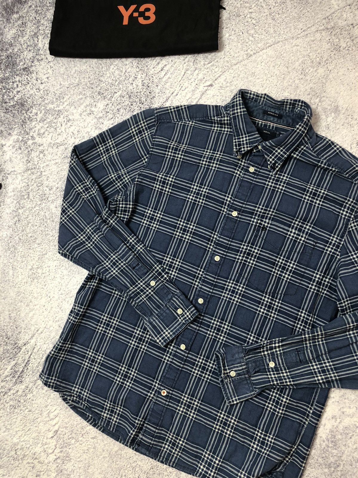 Vintage × Wrangler Men’s shirt Wrangler size L vintage usa casual Size US L / EU 52-54 / 3 - 2 Thumbnail