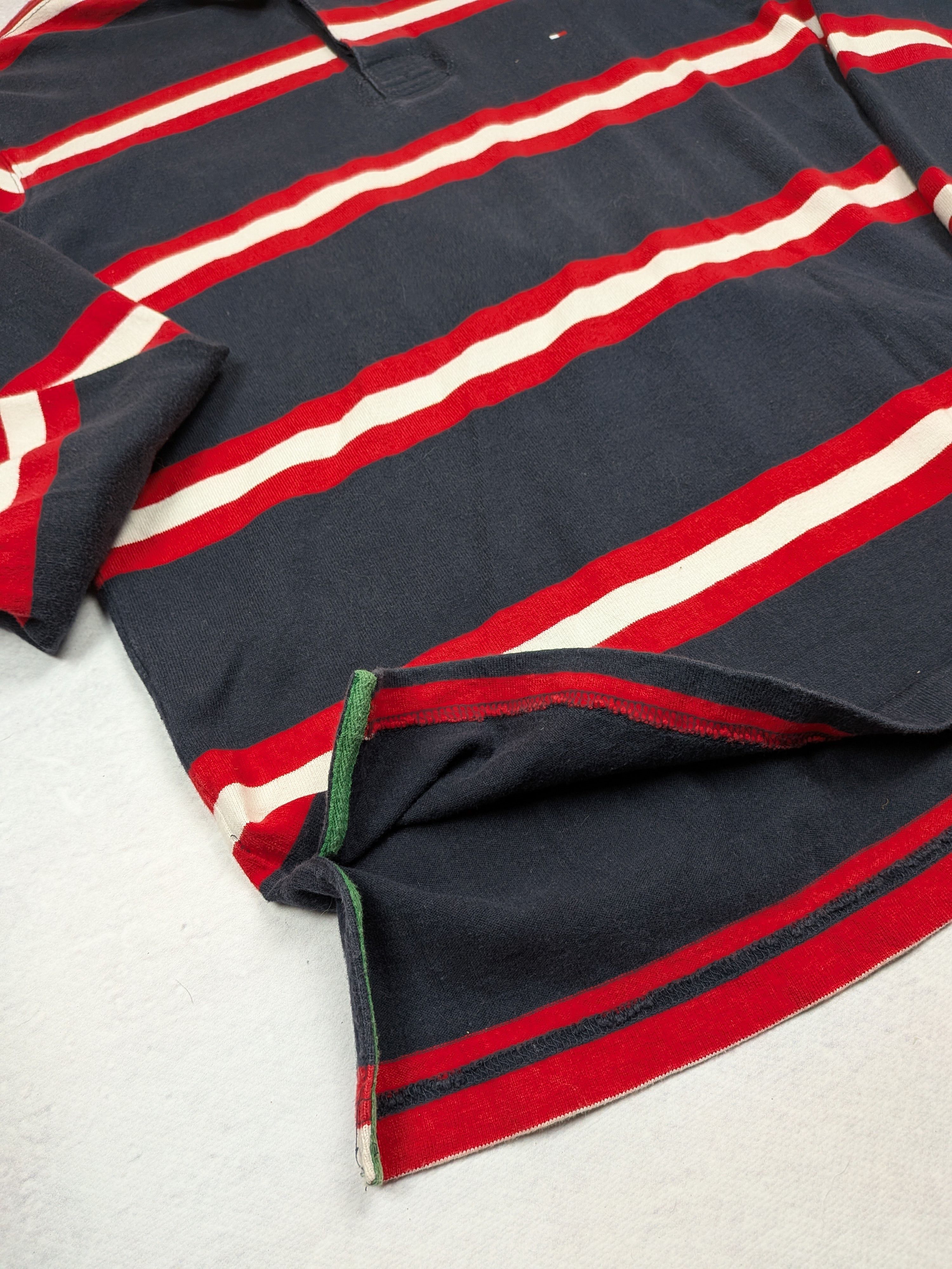 Tommy Hilfiger Tommy Hilfiger Vintage 2007 Rugby Shirt Striped Size L/XL Size US L / EU 52-54 / 3 - 5 Thumbnail
