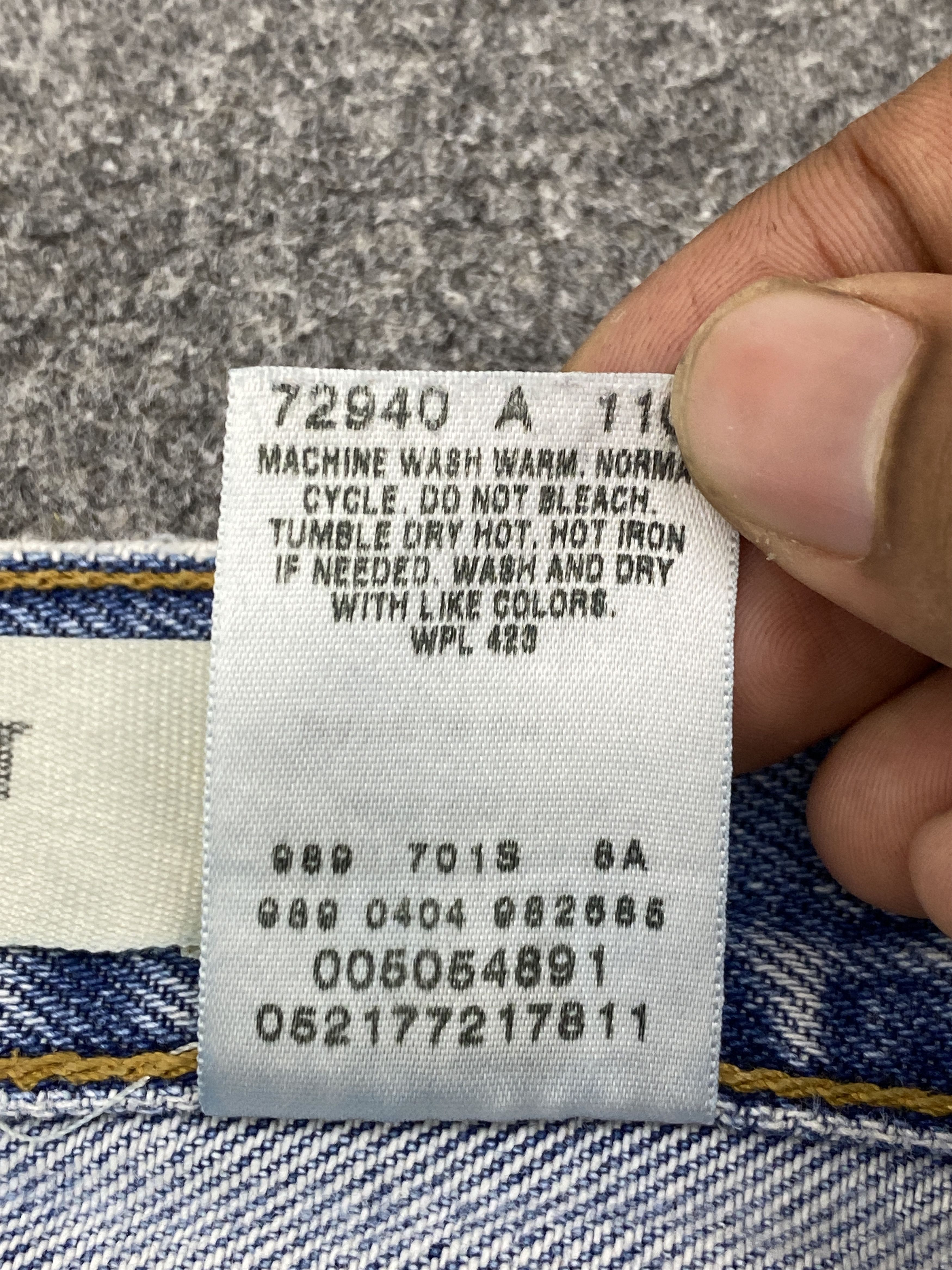 Levi's Light Blue Vintage Levis 505 Jeans DP2702 Size US 37 - 7 Thumbnail