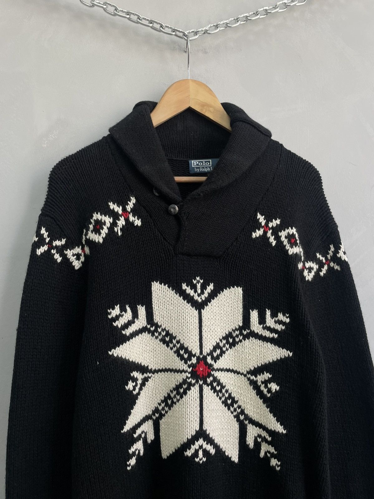 Polo Ralph Lauren Polo Ralph Lauren wool sweater y2k Size US L / EU 52-54 / 3 - 3 Thumbnail