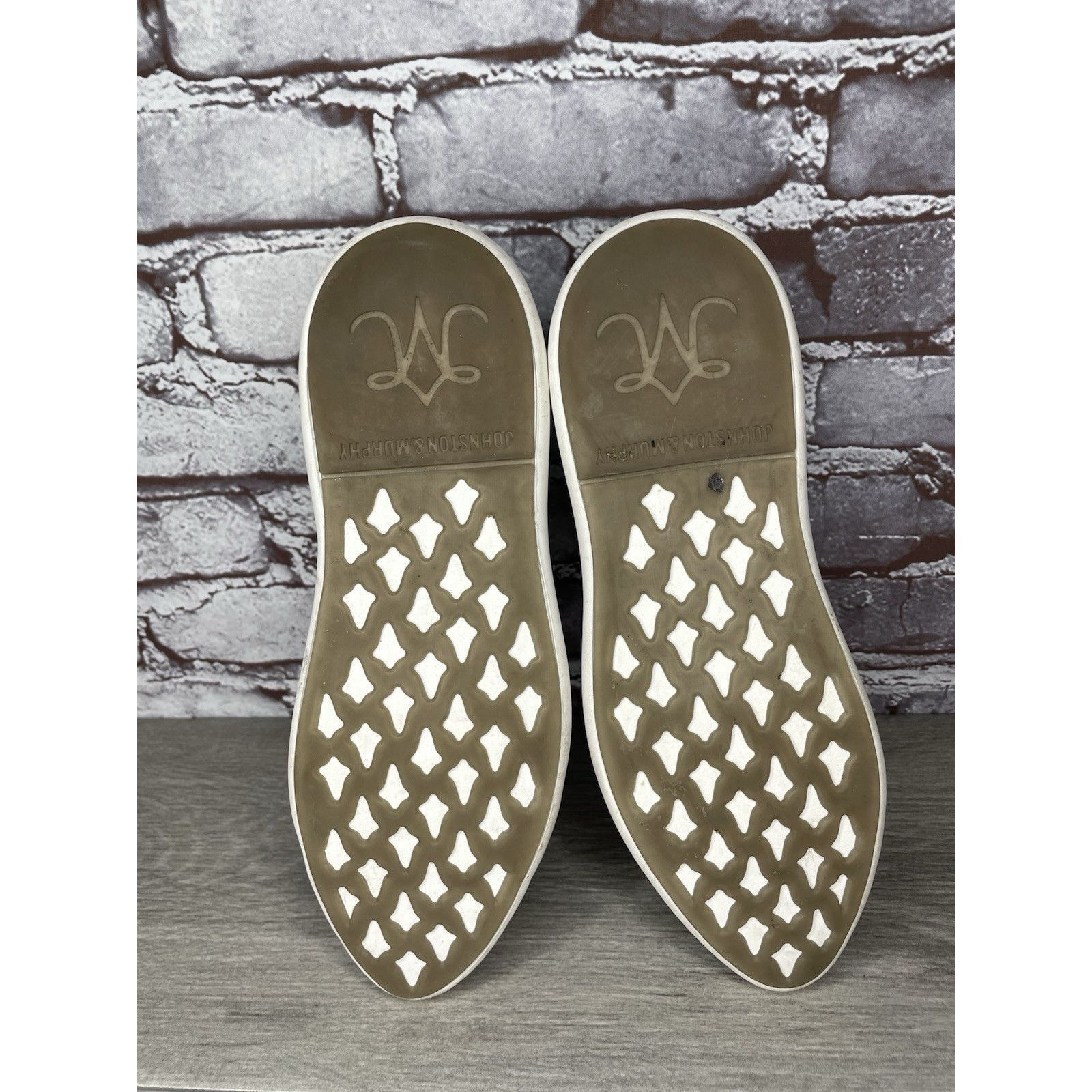 Johnston & Murphy Johnston & Murphy Tru Foam Dakota Silver Leather Sneakers Sh Size US 8 / IT 38 - 17 Thumbnail