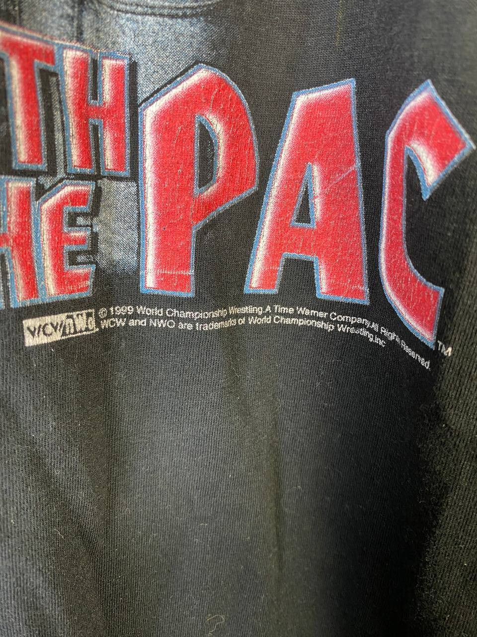 Vintage Vintage 90s WCW NWO The Outsider T-Shirt Size US XL / EU 56 / 4 - 3 Thumbnail