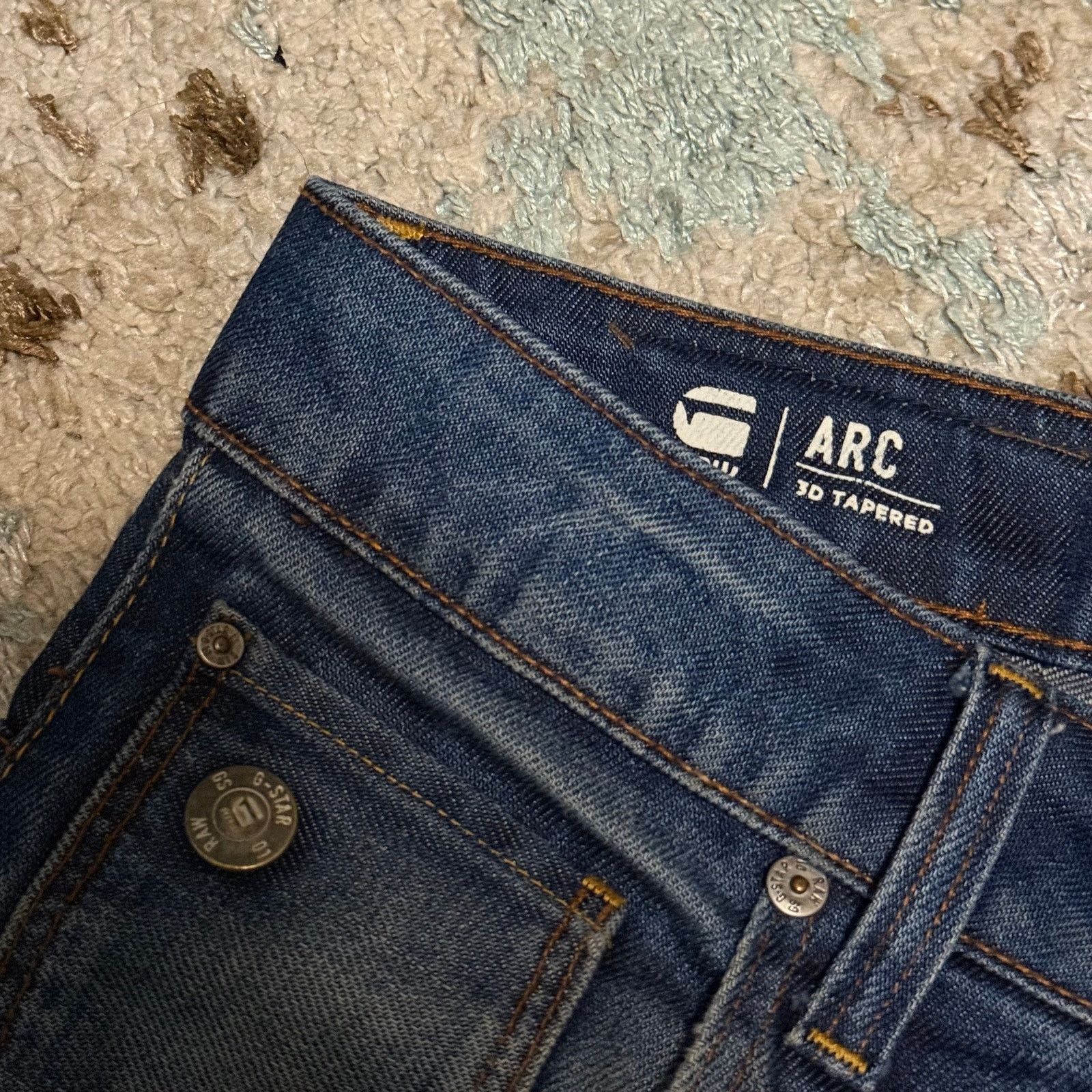G-Star G Star Raw Arc 3D Tapered Jeans Size 31x28 Streetwear Size US 31 - 5 Thumbnail