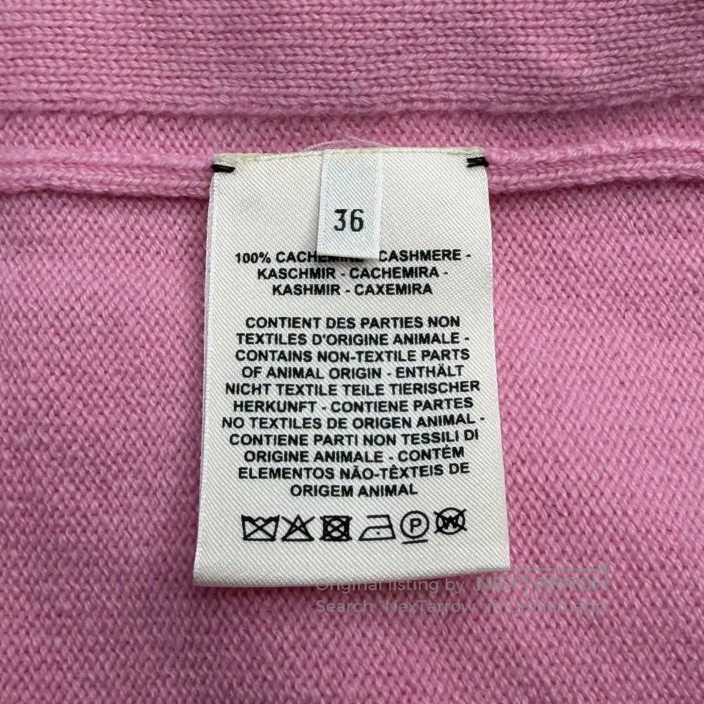 Hermes pink cashmere long cardigan by hermes. Size US S / EU 44-46 / 1 - 6 Thumbnail
