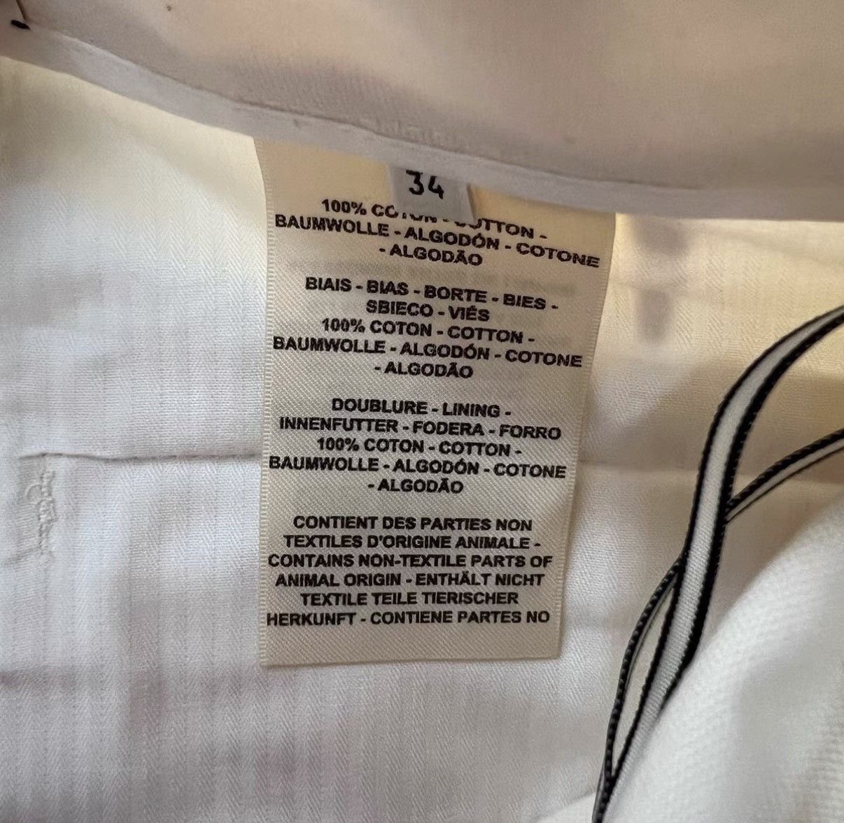 Hermes HERMES Off-white Wide-leg Pants J41 Size US 34 / EU 50 - 5 Thumbnail